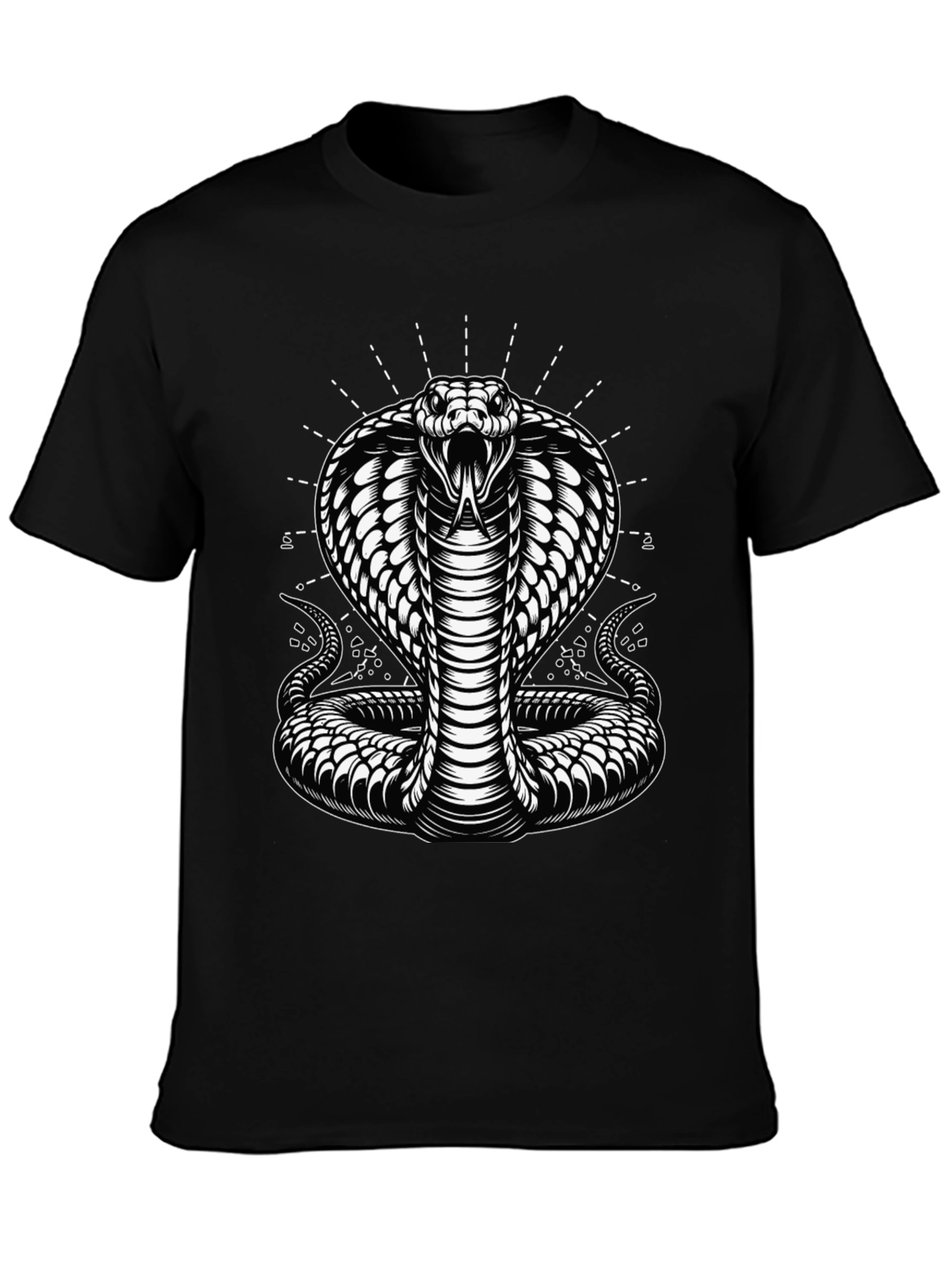 Cobra Graphic Tee - Black Snake T-Shirt