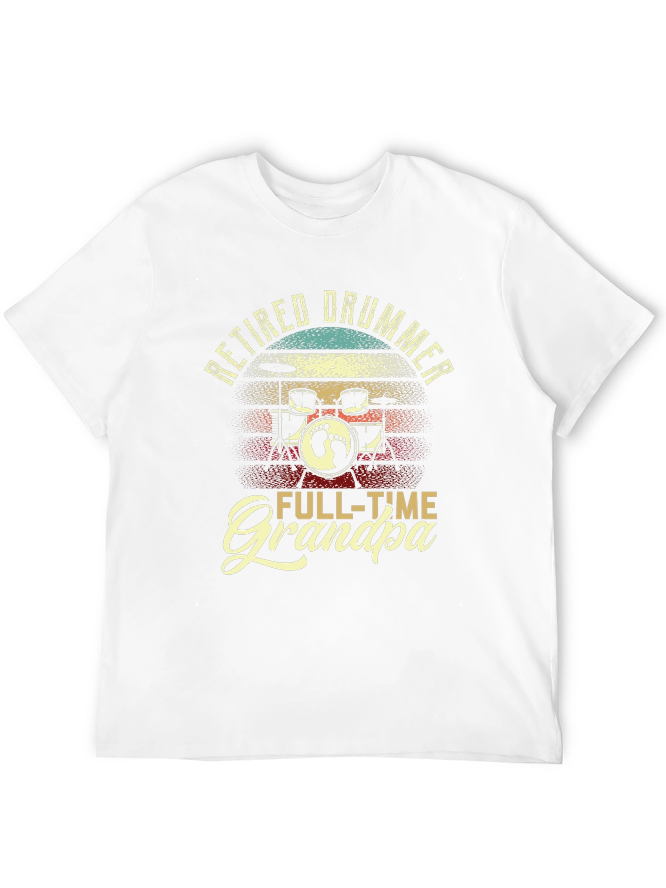 Retired Drummer Grandpa T-Shirt