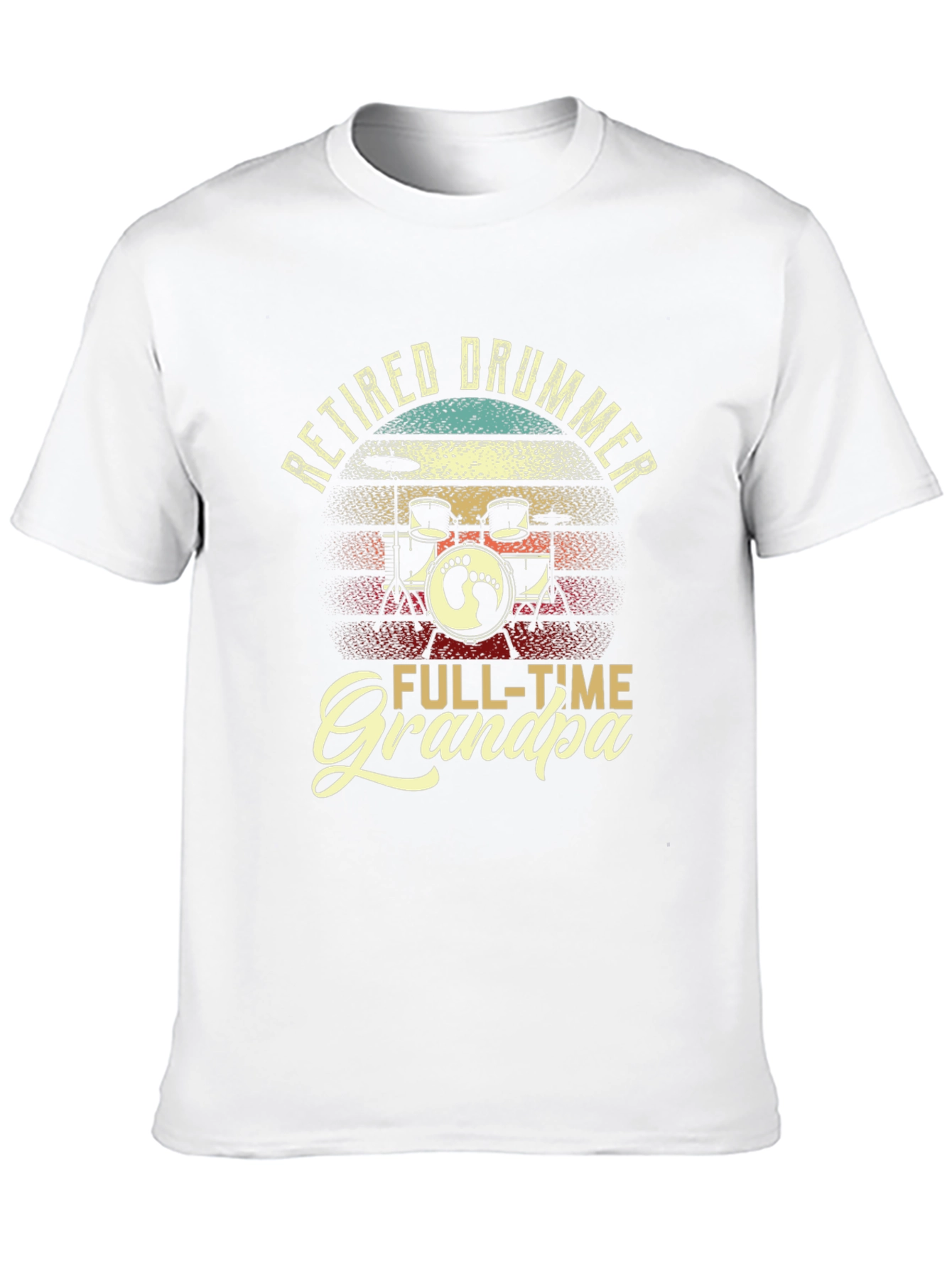 Retired Drummer Grandpa T-Shirt