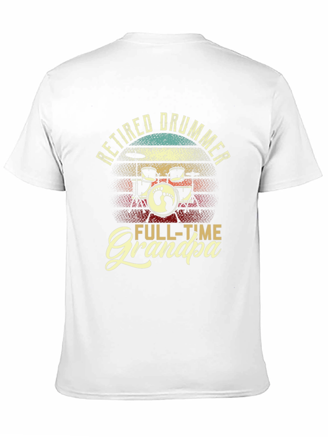 Retired Drummer Grandpa T-Shirt