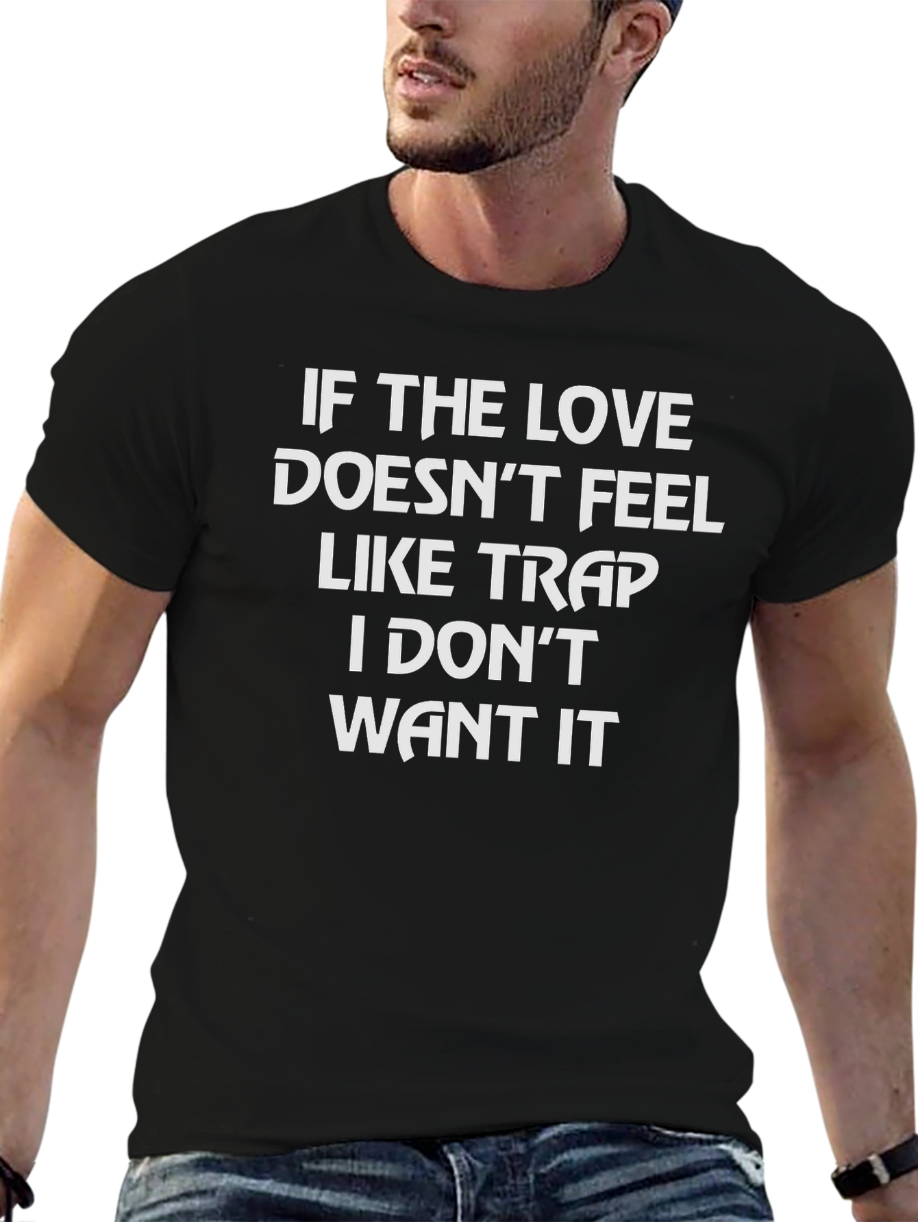 Trap Love Graphic Tee - Trendy Statement Shirt