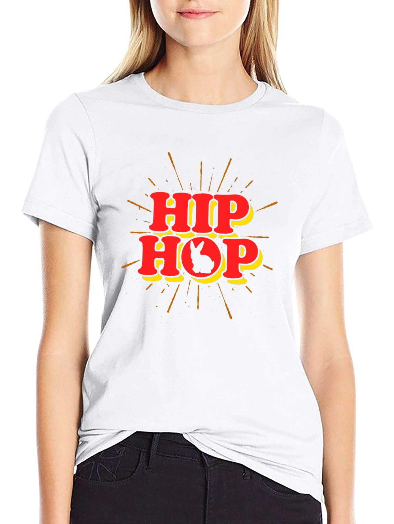Hip Hop Easter Bunny T-Shirt - Mens