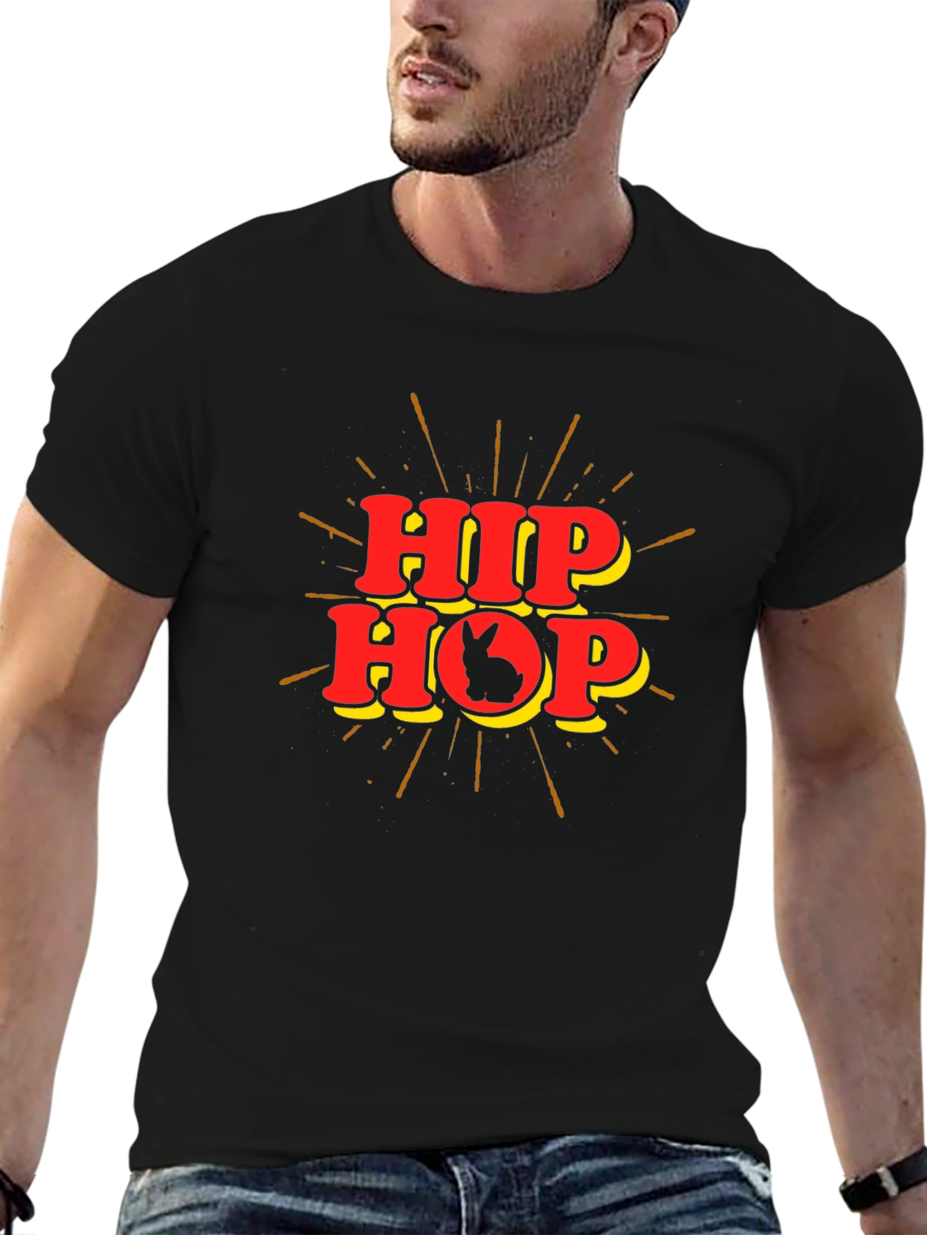 Hip Hop Easter Bunny T-Shirt - Mens