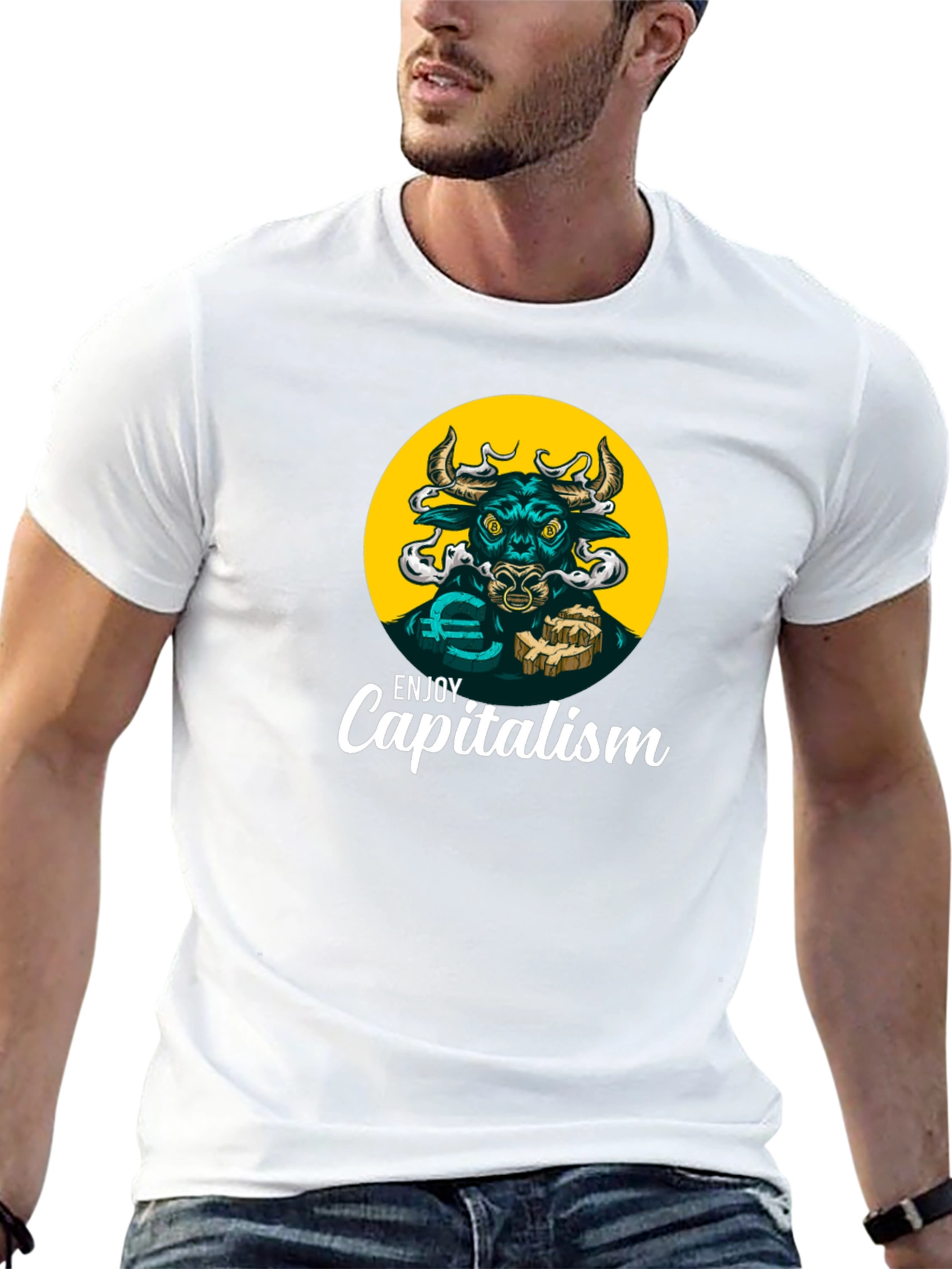 Enjoy Capitalism Bull T-Shirt
