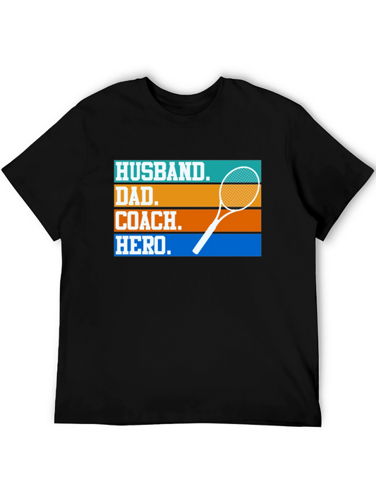 Husband Dad Coach Hero T-Shirt