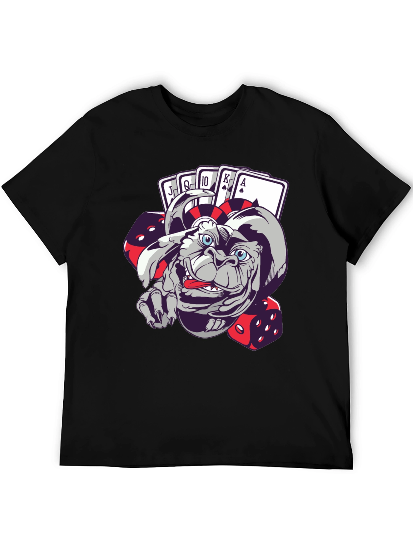 Gremilin Gambler Graphic T-Shirt - Playful & Unique