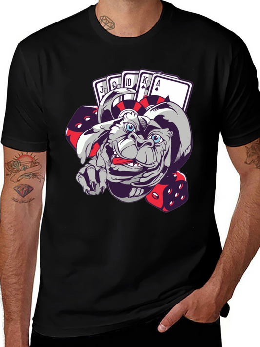 Gremilin Gambler Graphic T-Shirt - Playful & Unique