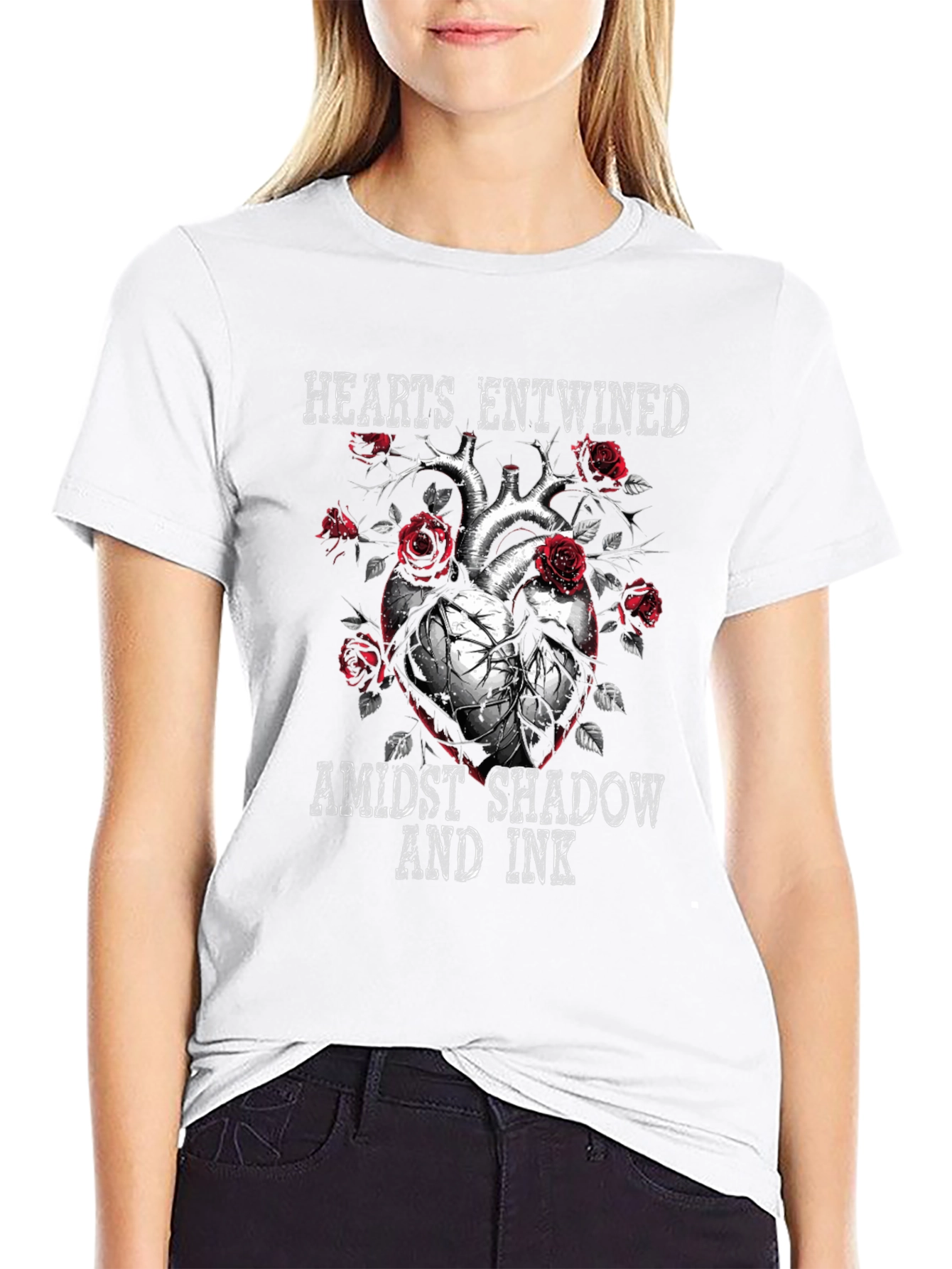 Hearts Entwined Graphic T-Shirt