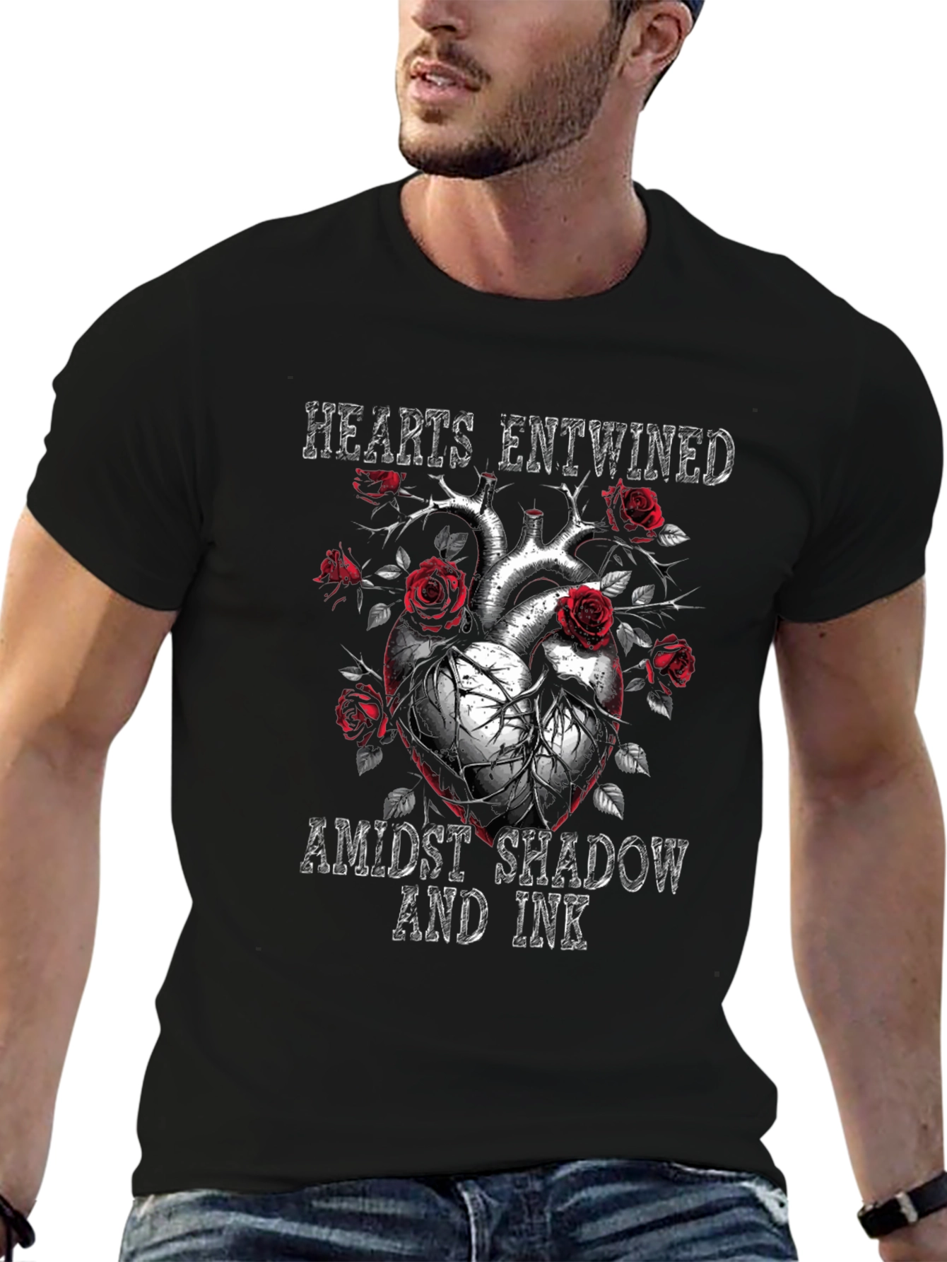 Hearts Entwined Graphic T-Shirt