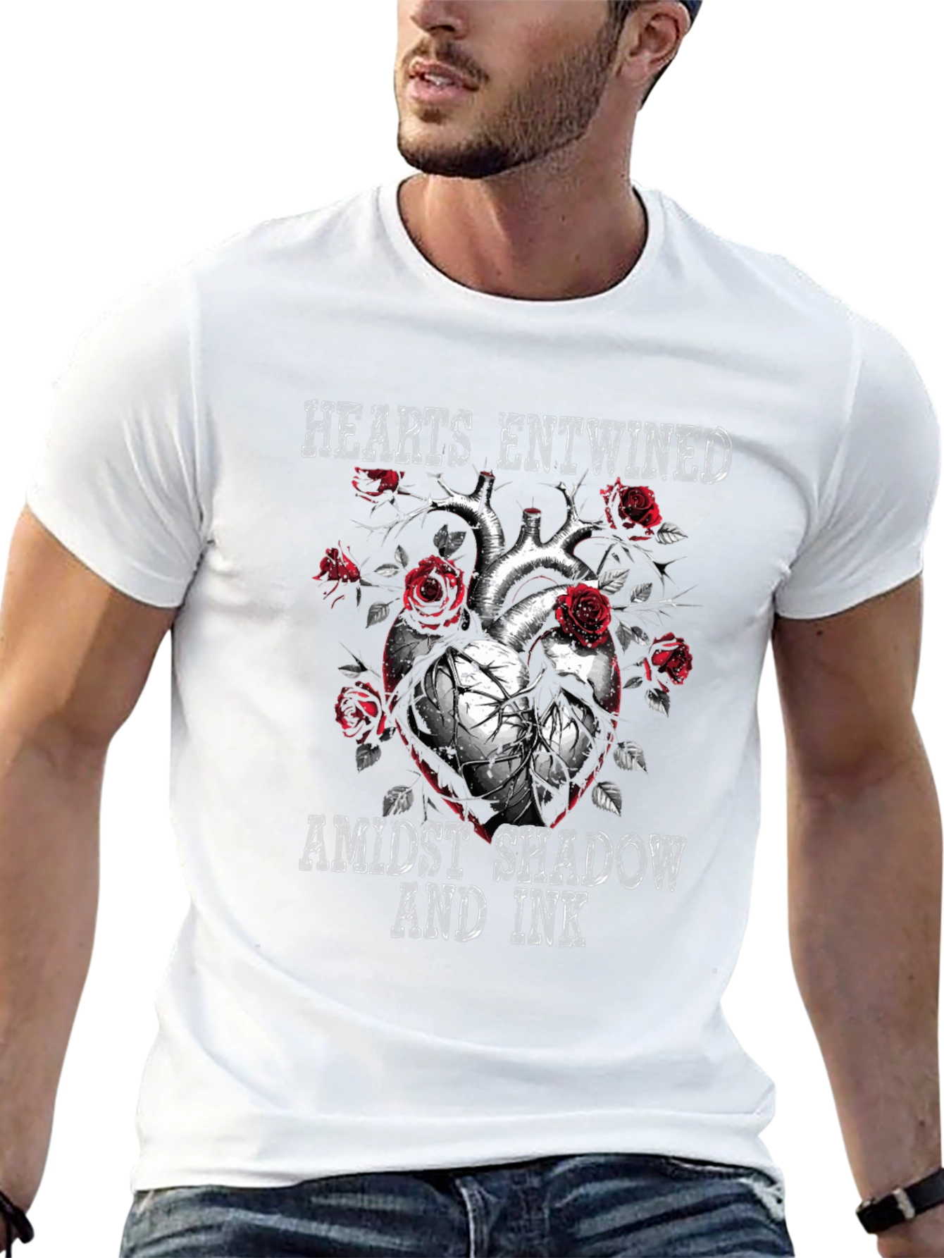 Hearts Entwined Graphic T-Shirt