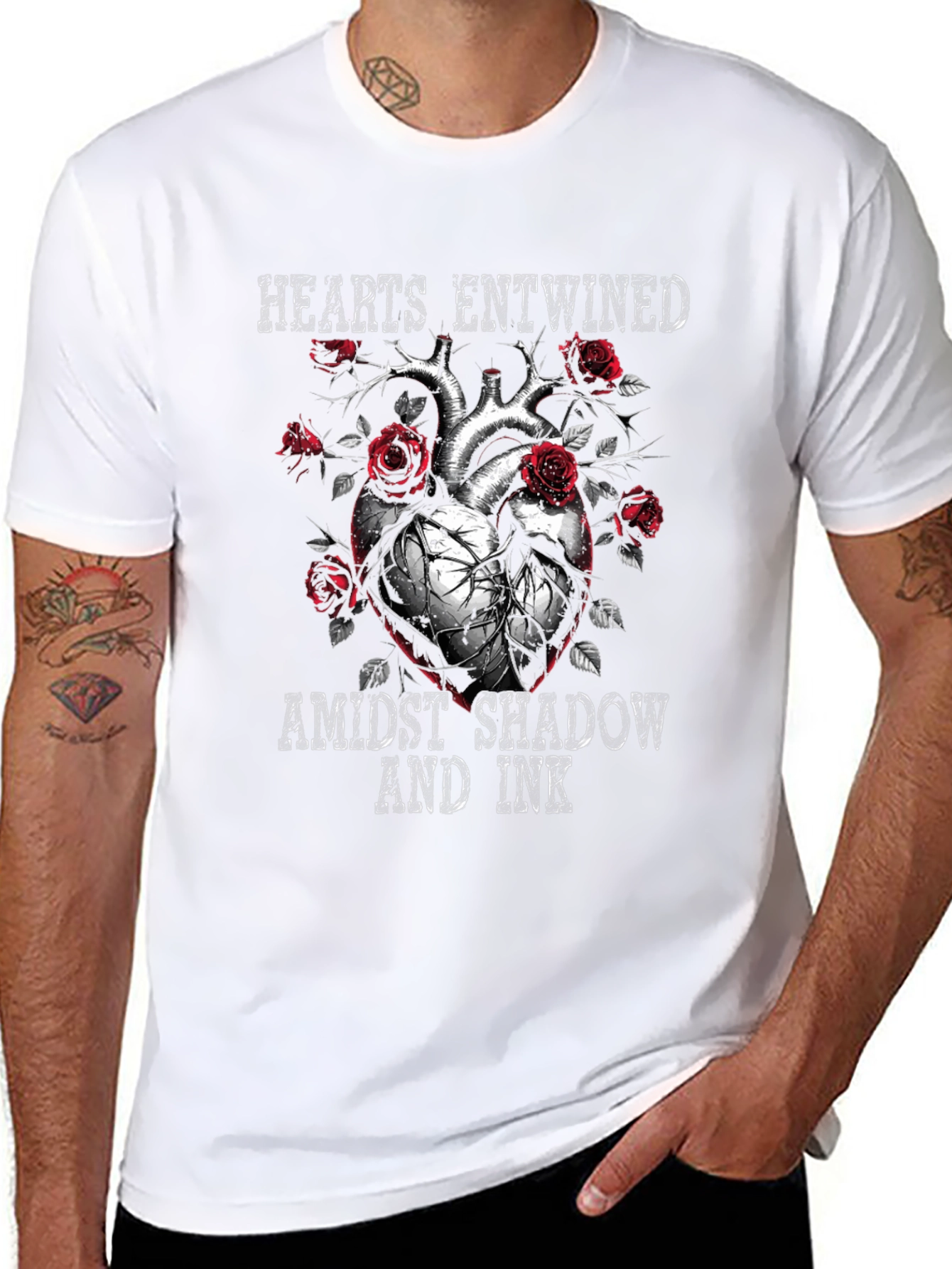 Hearts Entwined Graphic T-Shirt