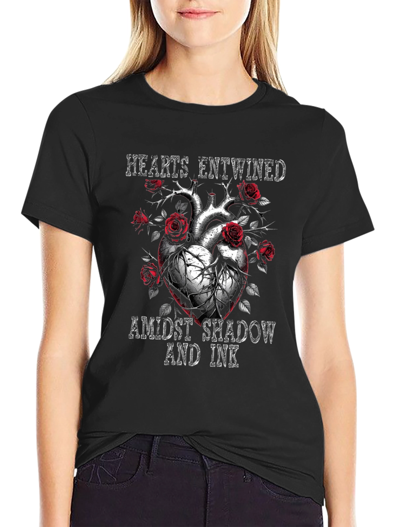 Hearts Entwined Graphic T-Shirt