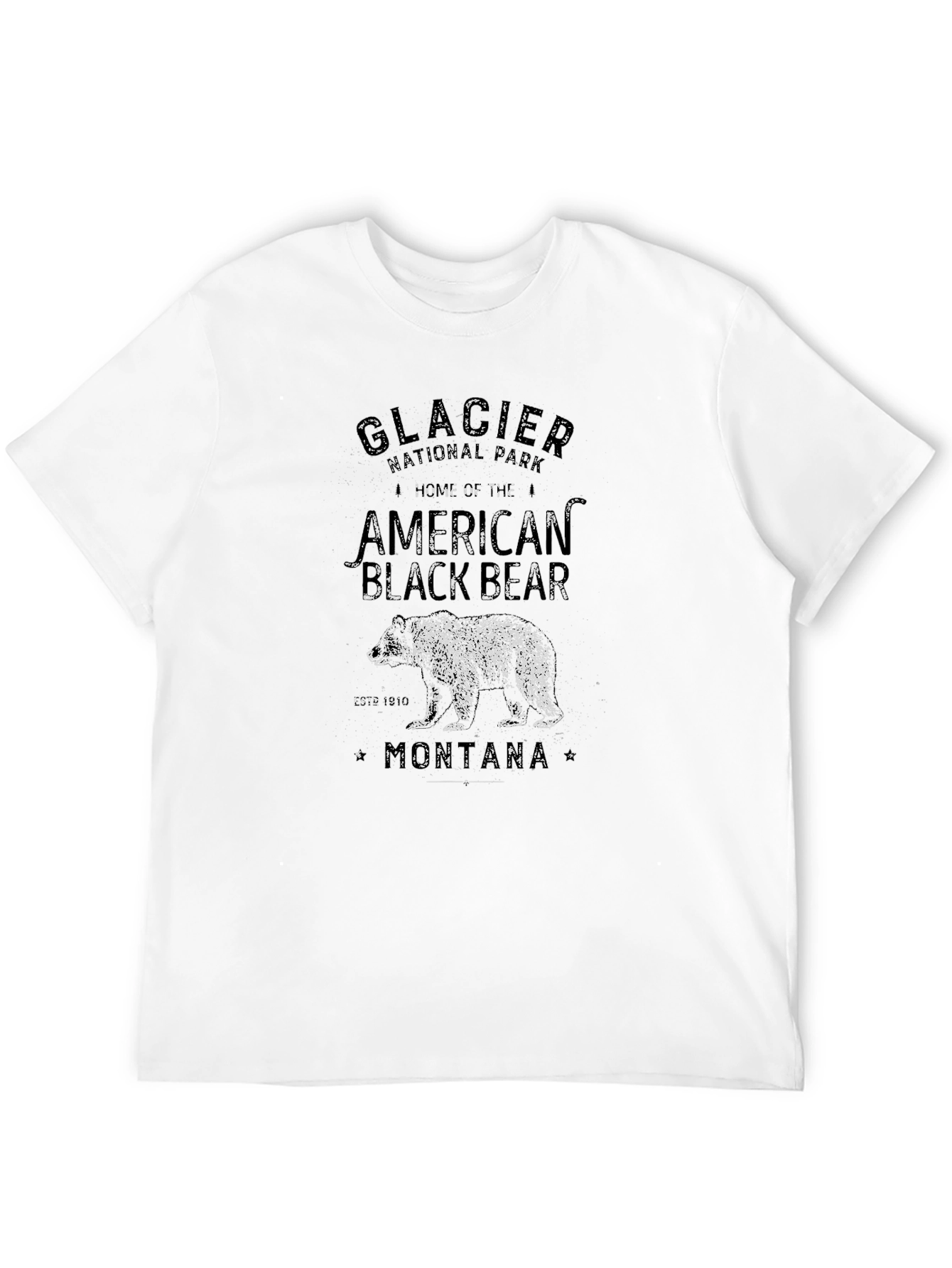 Glacier National Park American Black Bear T-Shirt