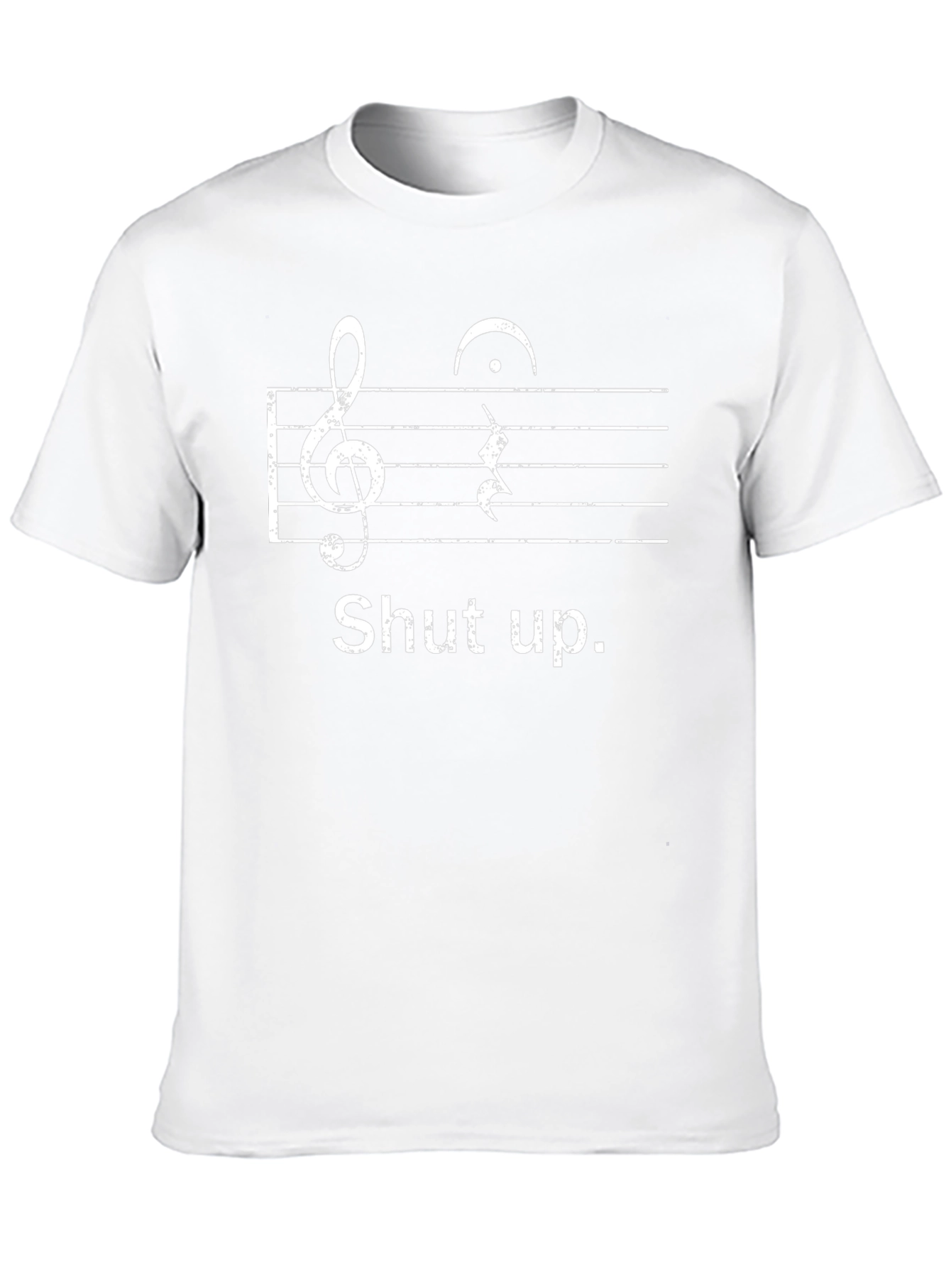 Shut Up Music Note T-Shirt