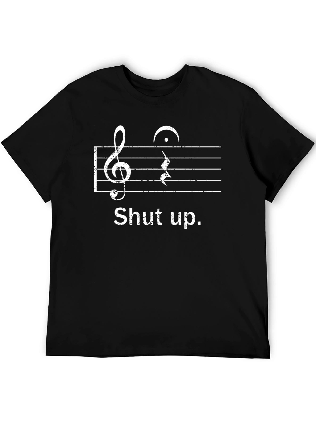 Shut Up Music Note T-Shirt
