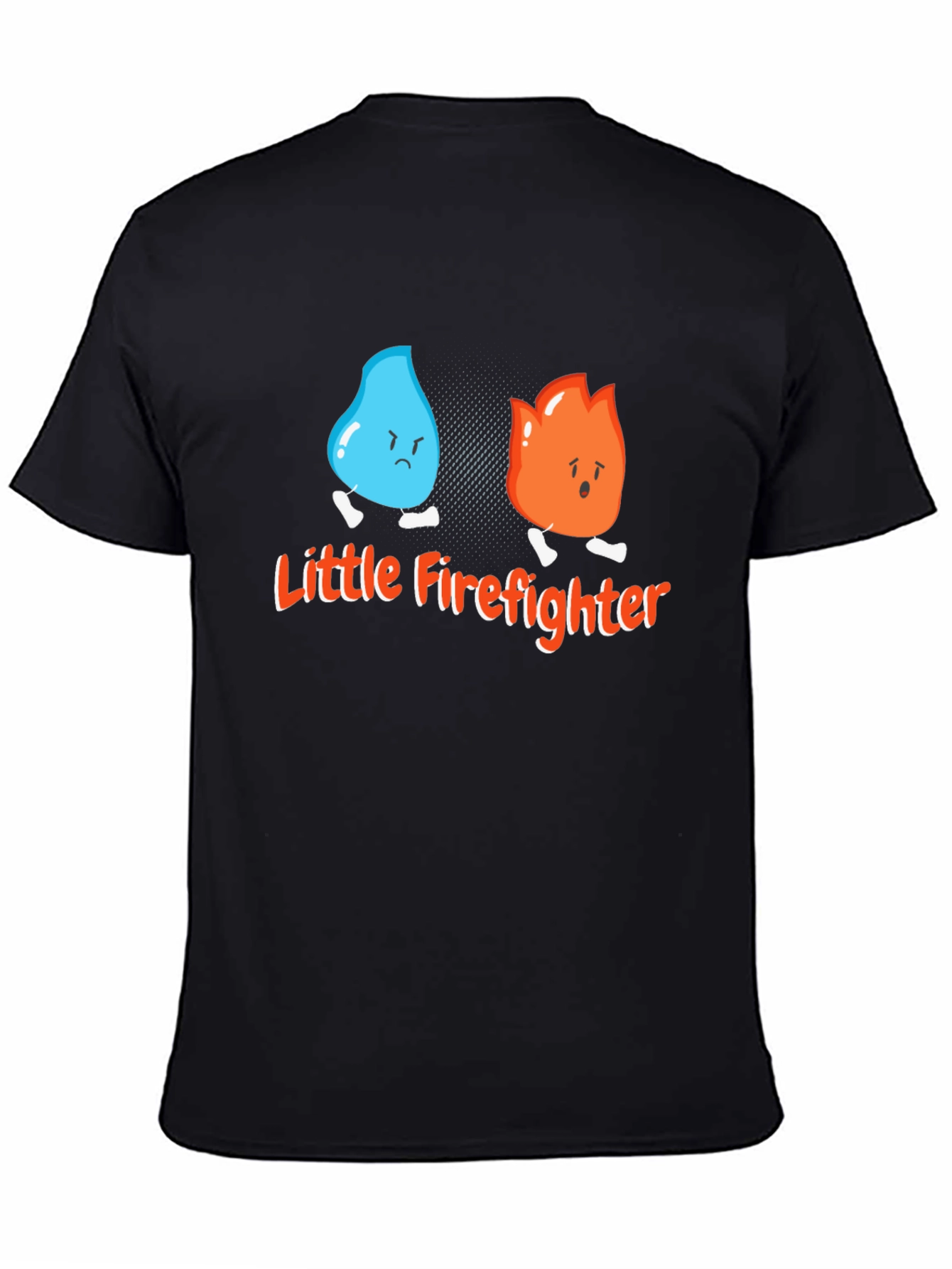 Little Firefighter Graphic T-Shirt - Unisex Cotton Tee