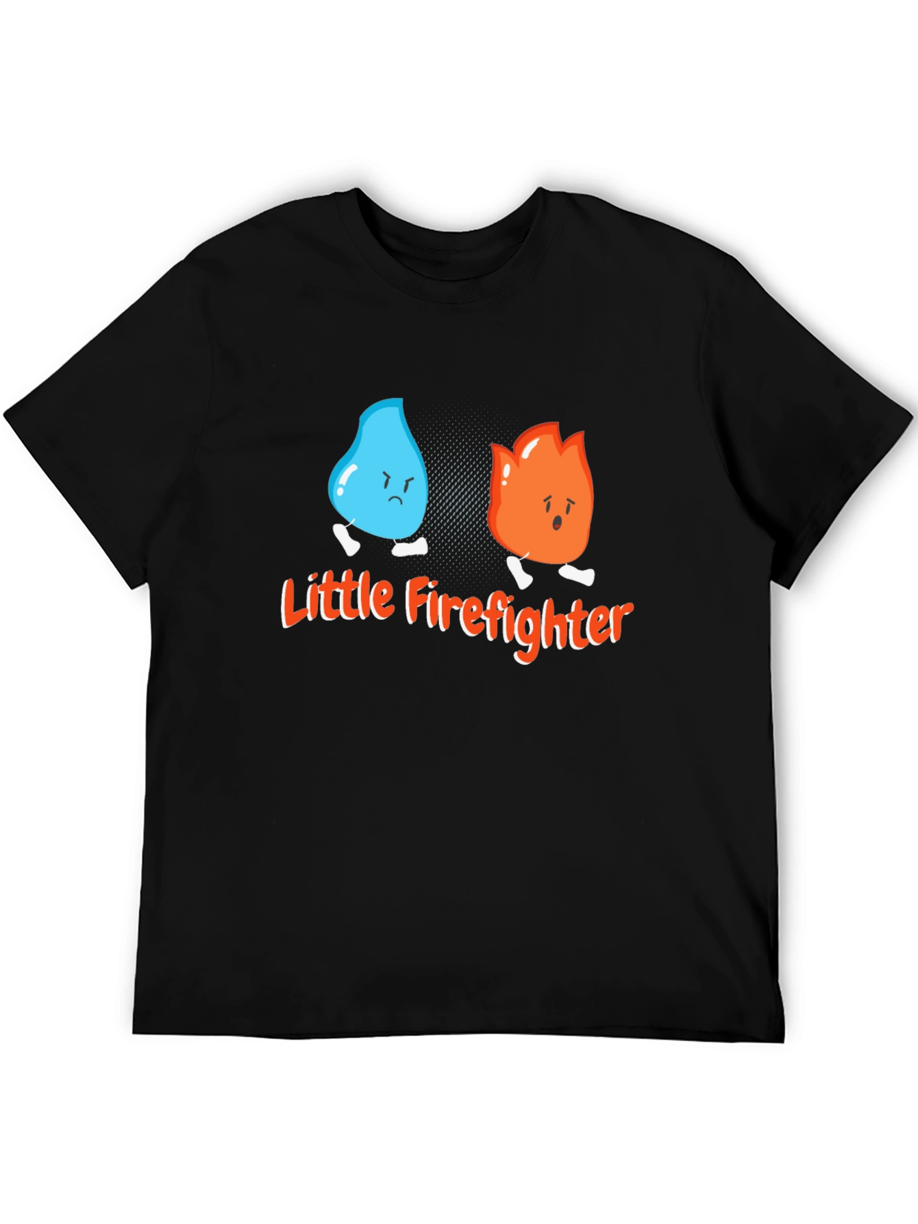 Little Firefighter Graphic T-Shirt - Unisex Cotton Tee