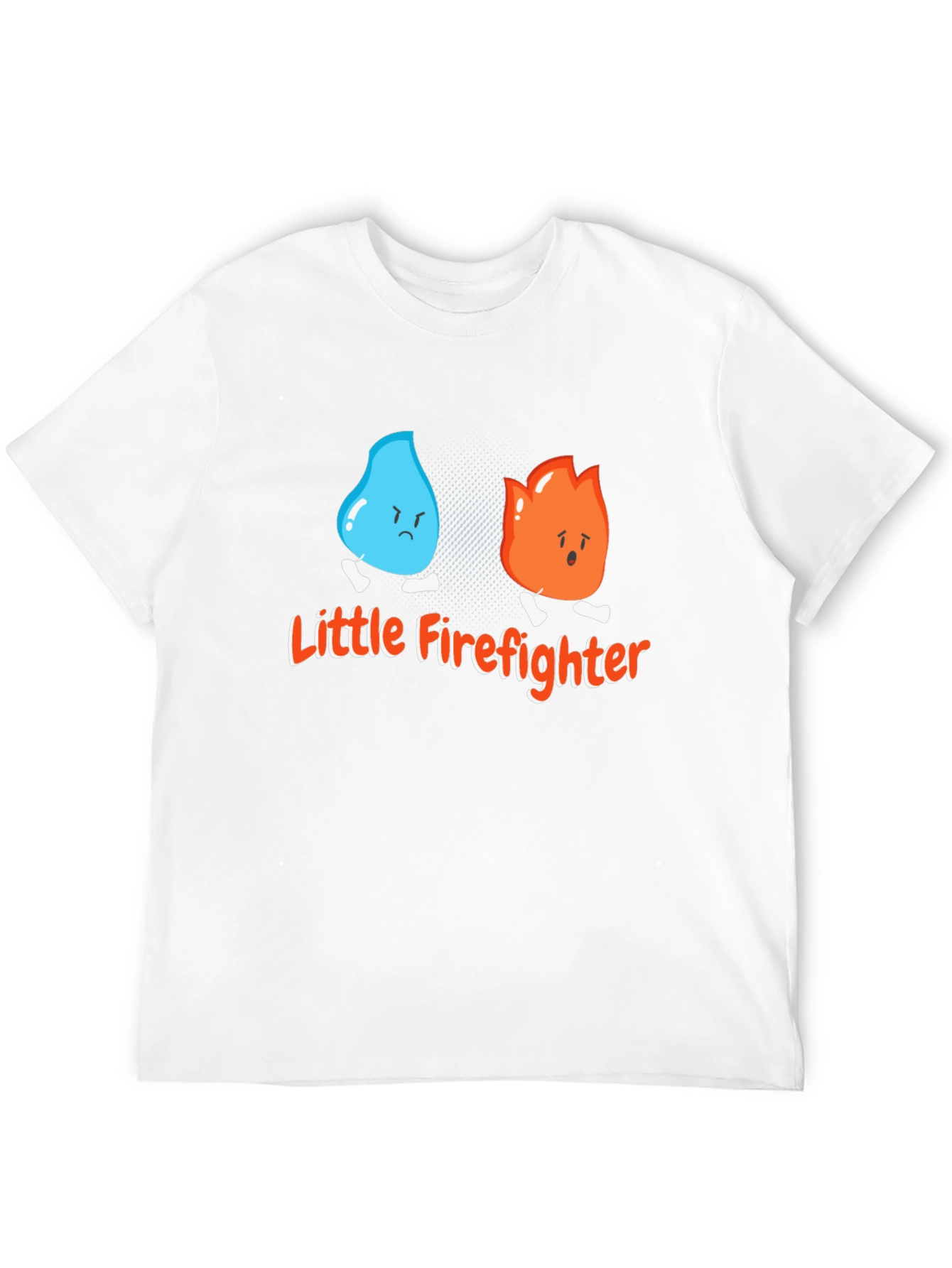 Little Firefighter Graphic T-Shirt - Unisex Cotton Tee