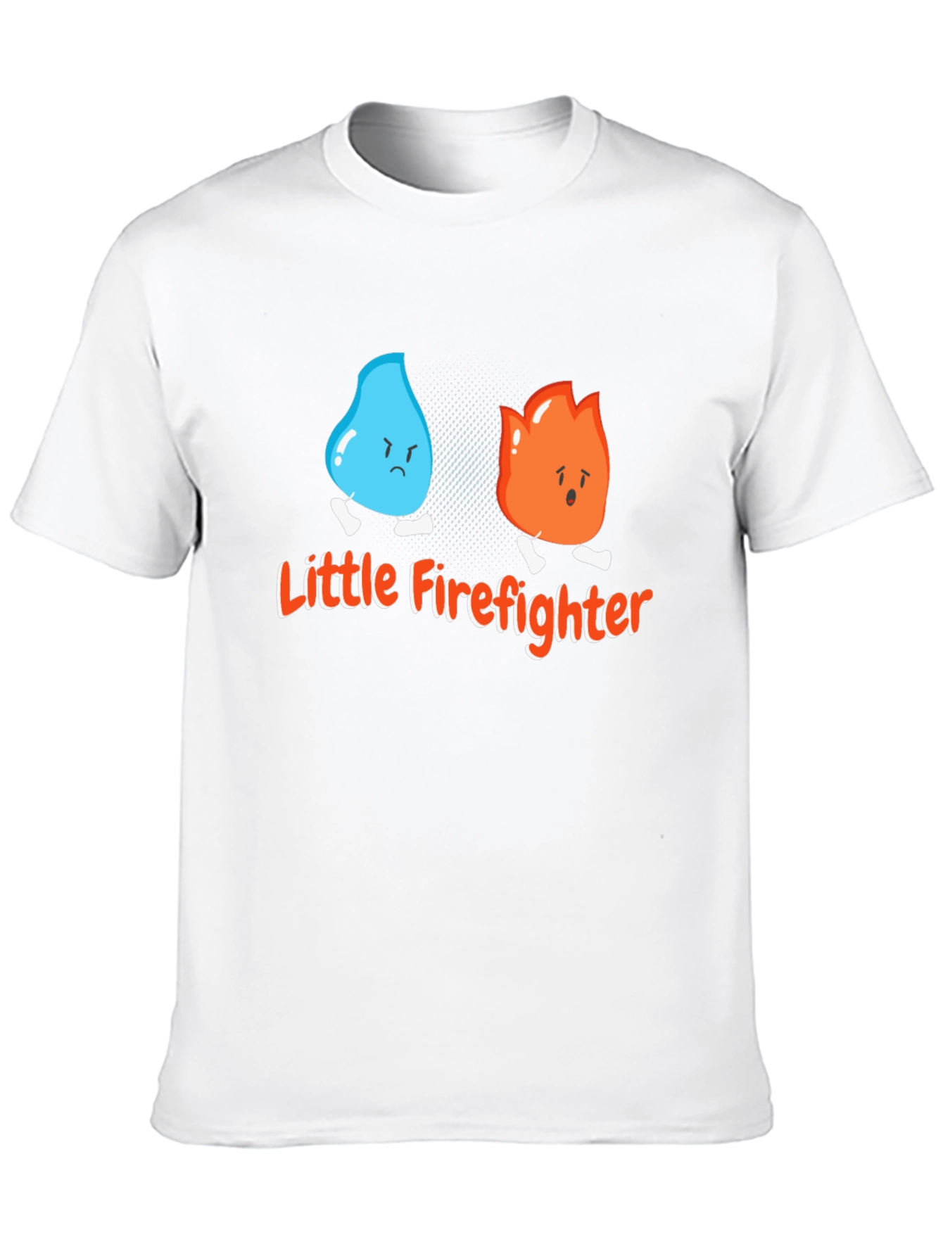 Little Firefighter Graphic T-Shirt - Unisex Cotton Tee
