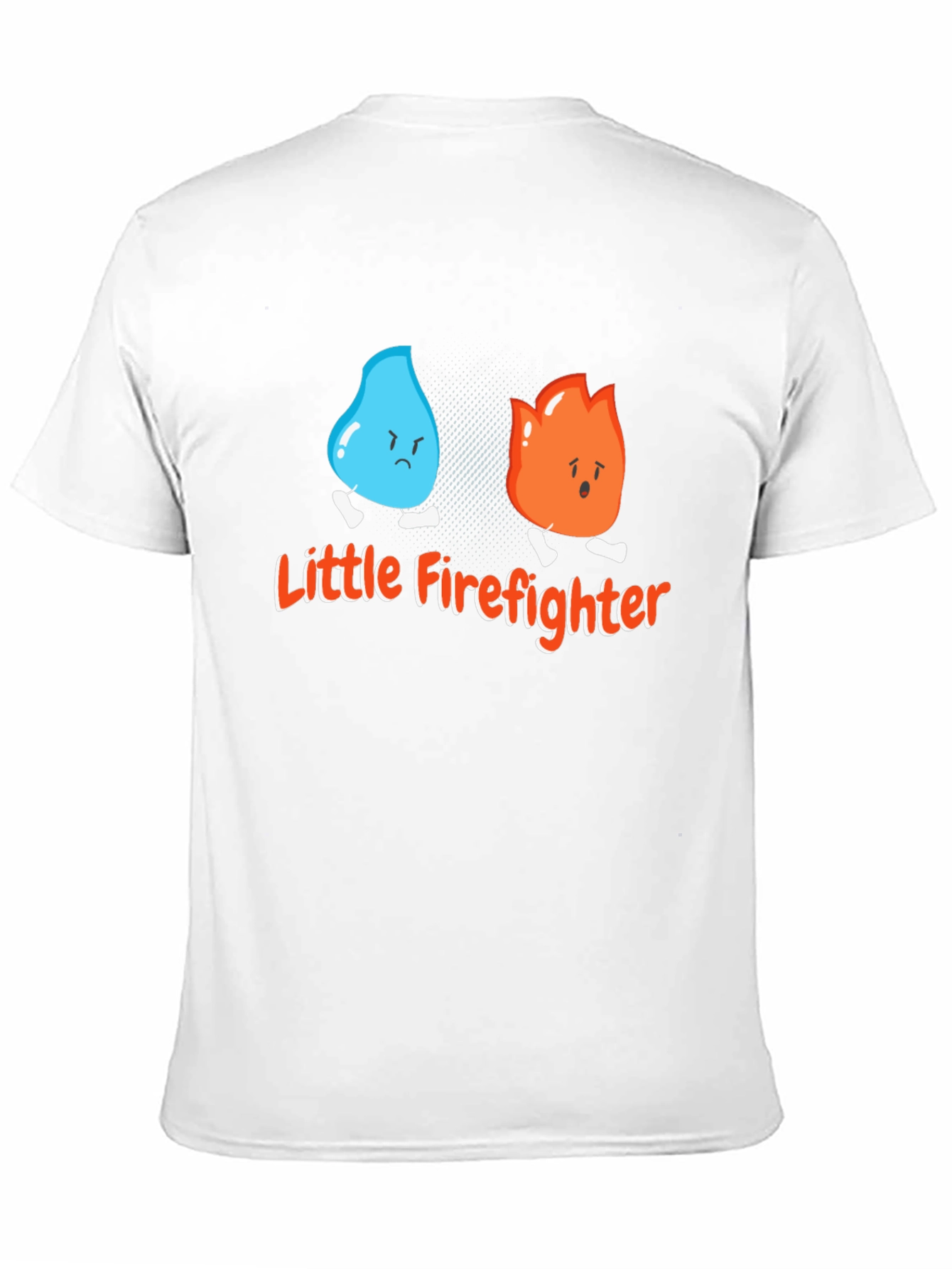 Little Firefighter Graphic T-Shirt - Unisex Cotton Tee