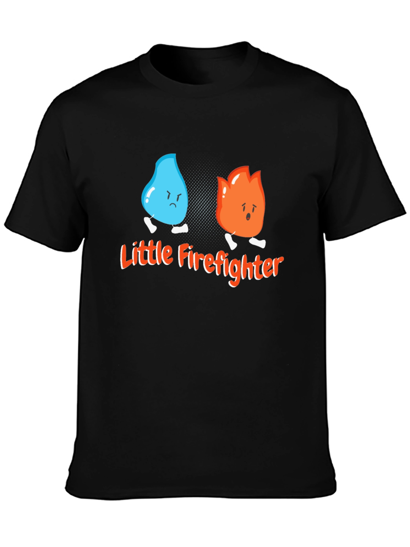 Little Firefighter Graphic T-Shirt - Unisex Cotton Tee