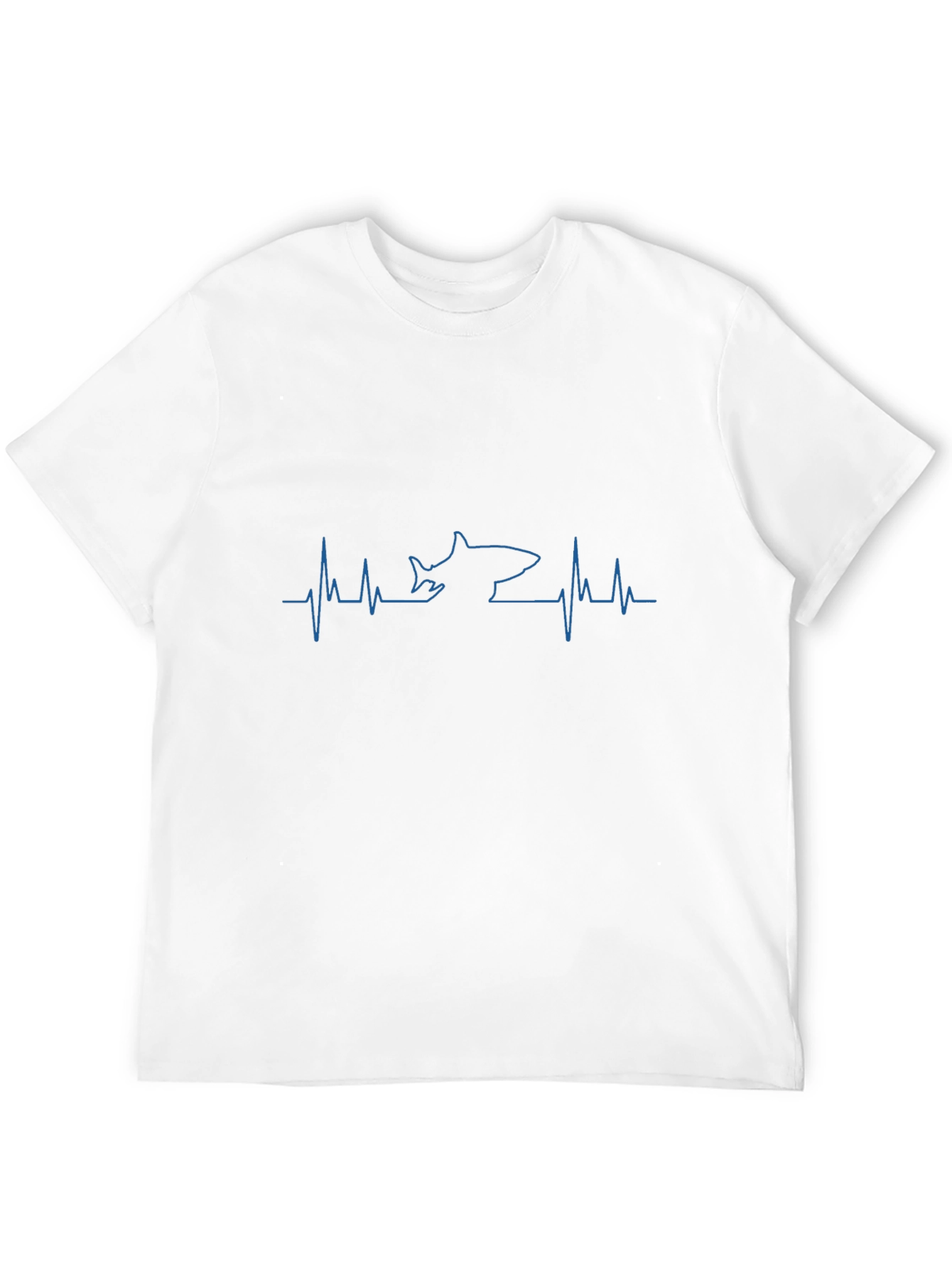 Shark Heartbeat T-Shirt - Black