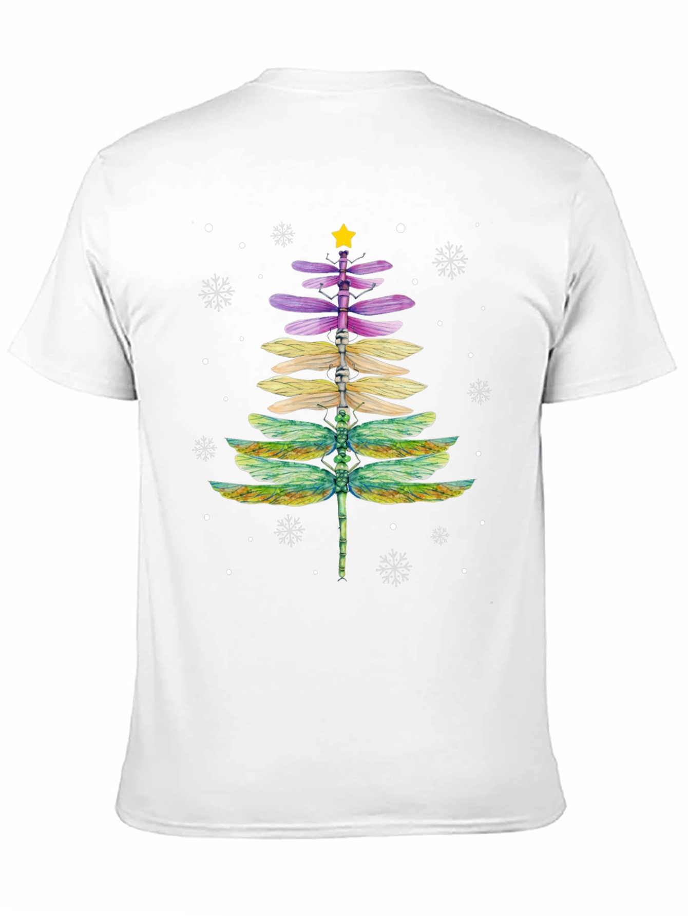 Dragonfly Christmas Tree T-Shirt
