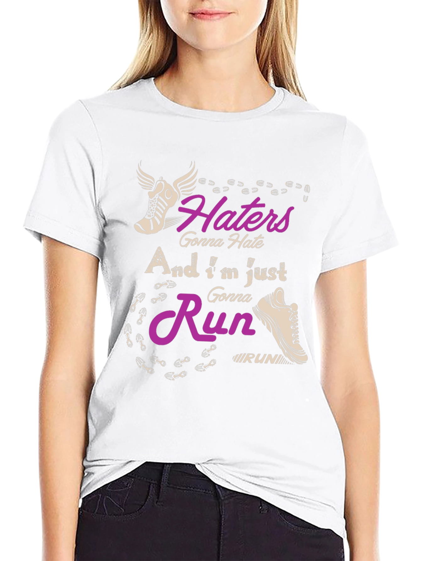 Haters Gonna Hate Running T-Shirt