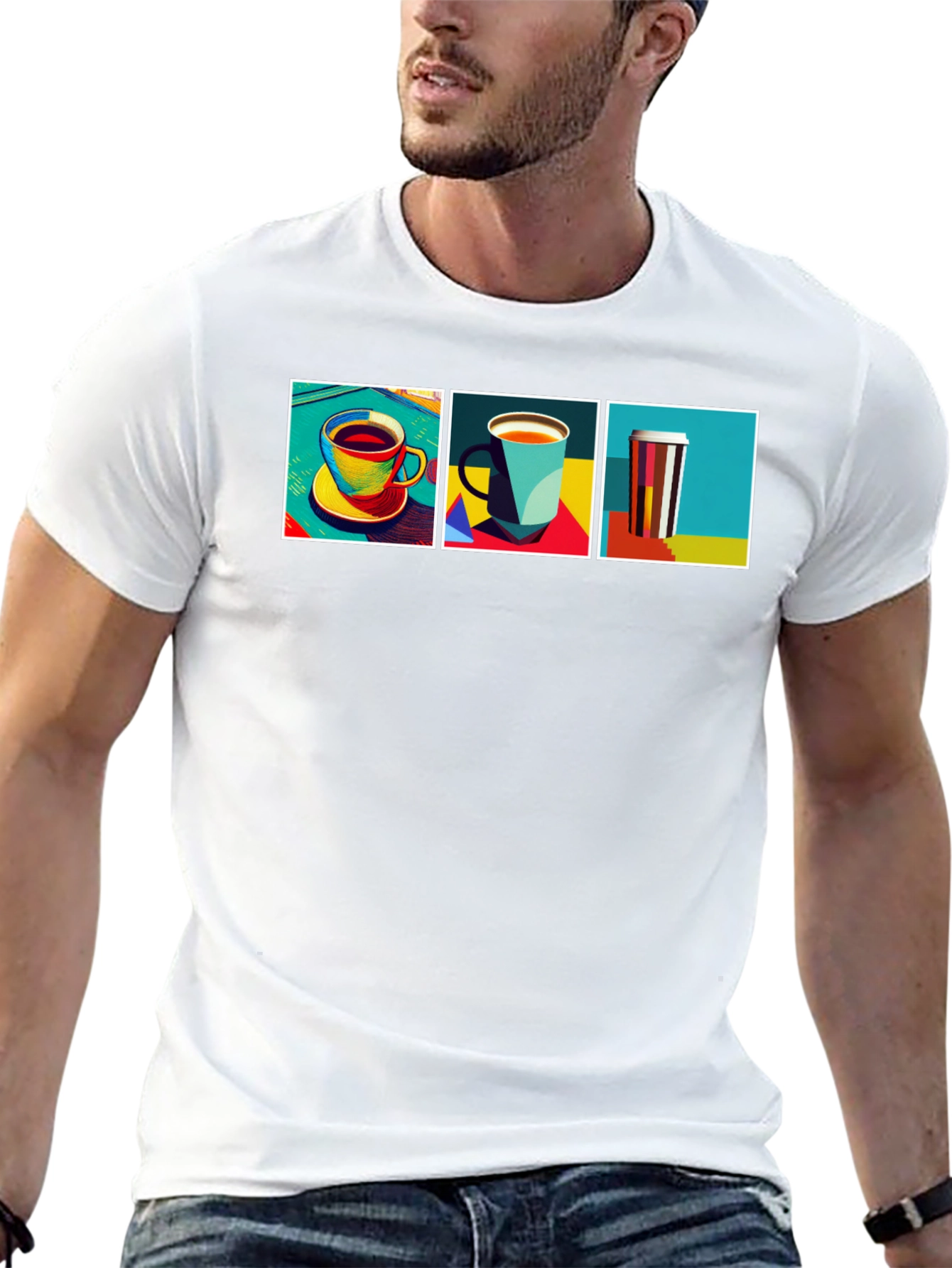 Coffee Art T-Shirt - Stylish Graphic Tee
