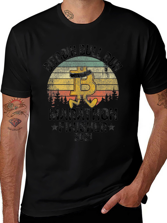 Bitcoin Bull Run Marathon Finisher 2021 T-Shirt