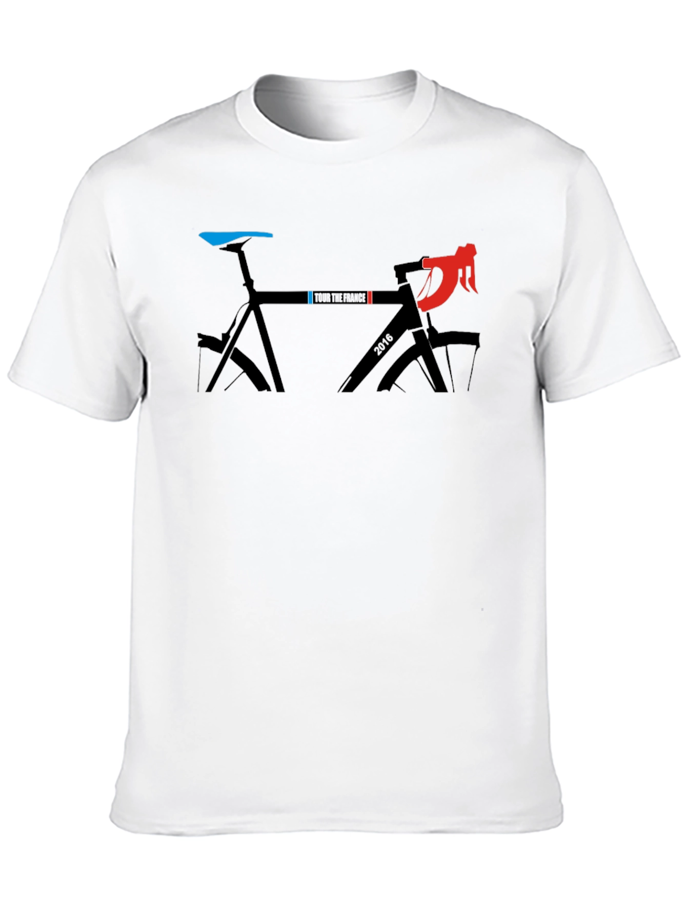 Tour de France Bike Graphic Tee - Black Cotton