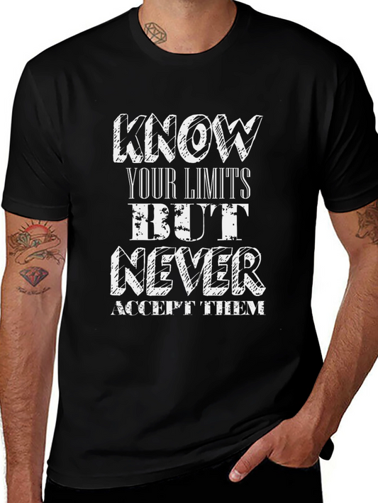 Know Your Limits Graphic T-Shirt
