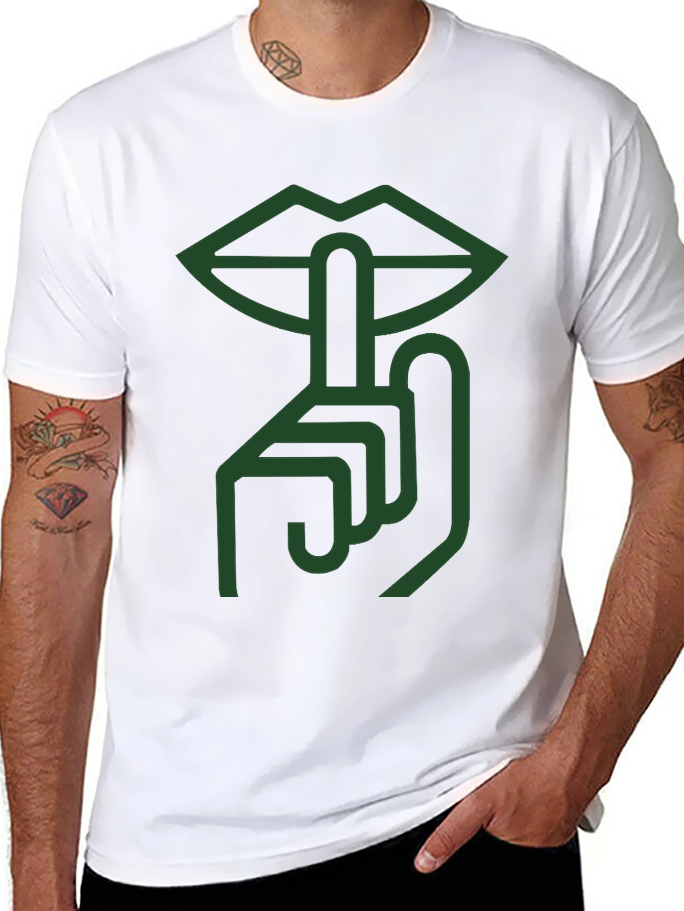 Shhh! Graphic Tee - Secret Keeper Style