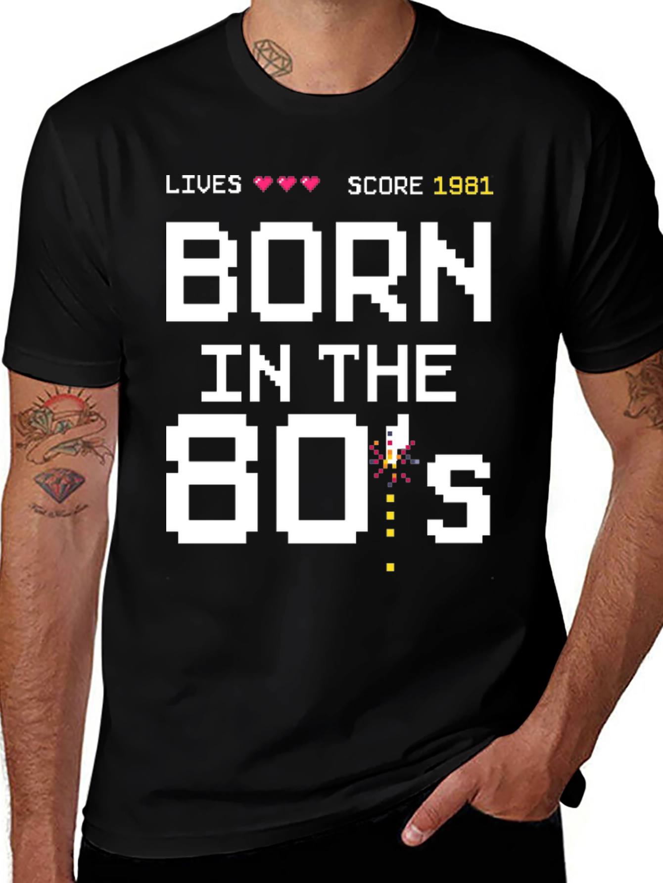 Born in the 80s Retro Gaming T-Shirt