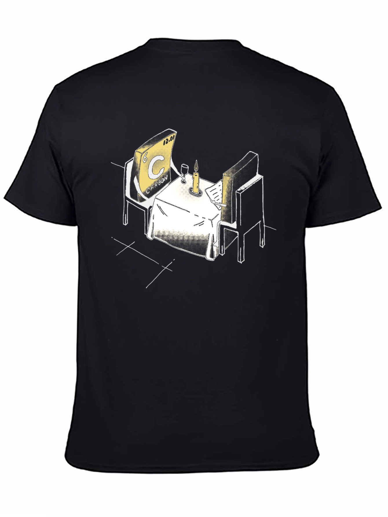 Carbon Chemistry Dinner Humor T-Shirt