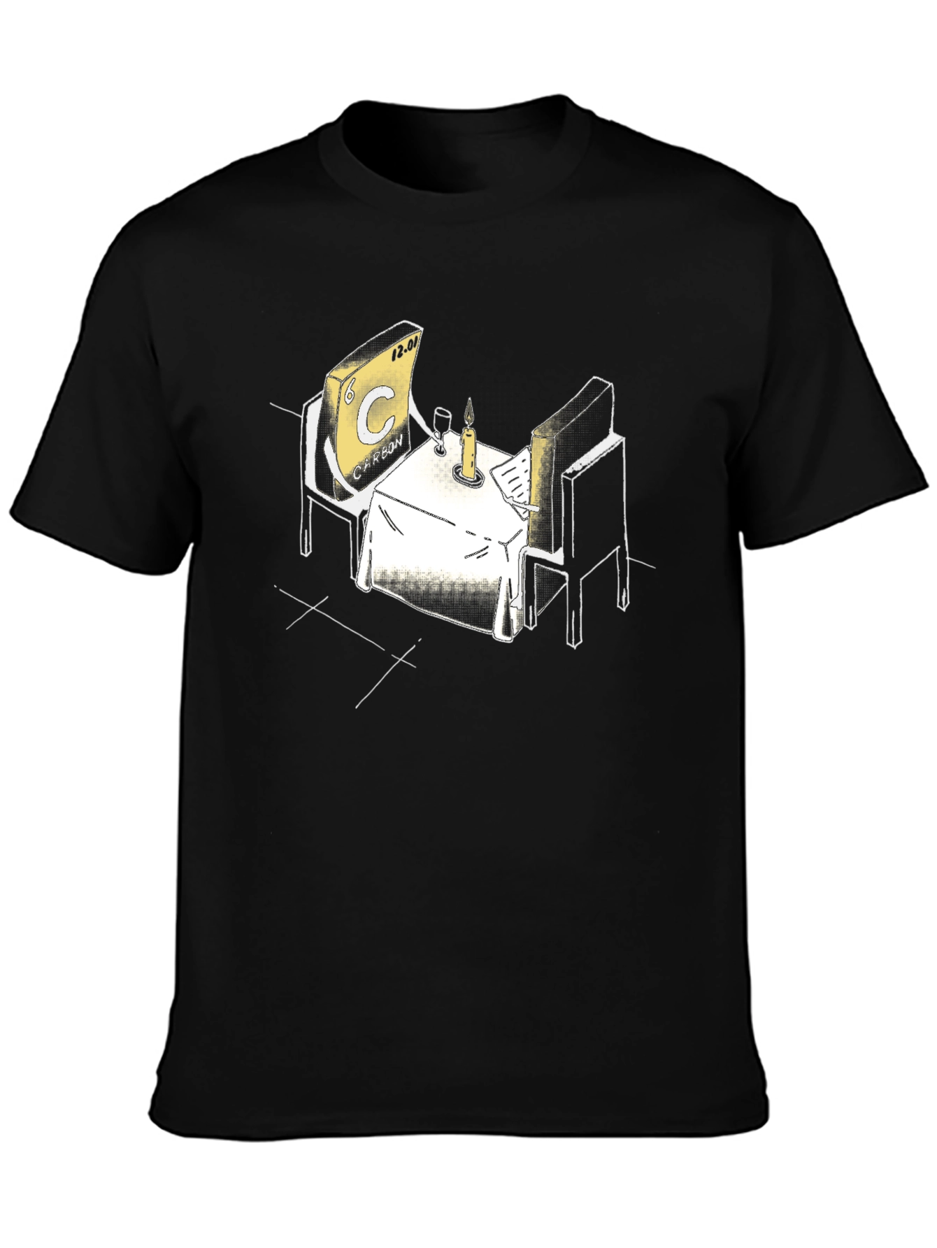Carbon Chemistry Dinner Humor T-Shirt