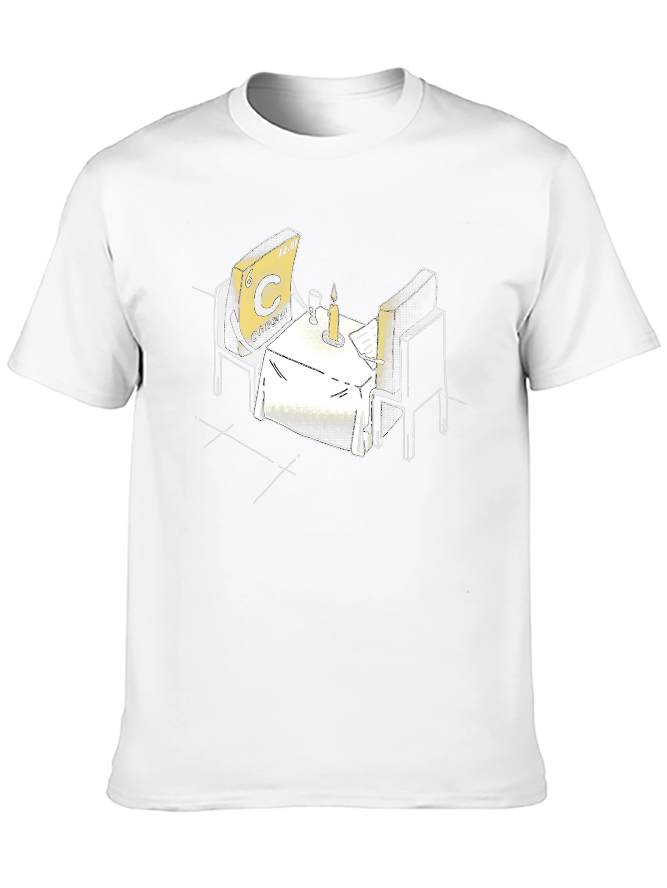 Carbon Chemistry Dinner Humor T-Shirt
