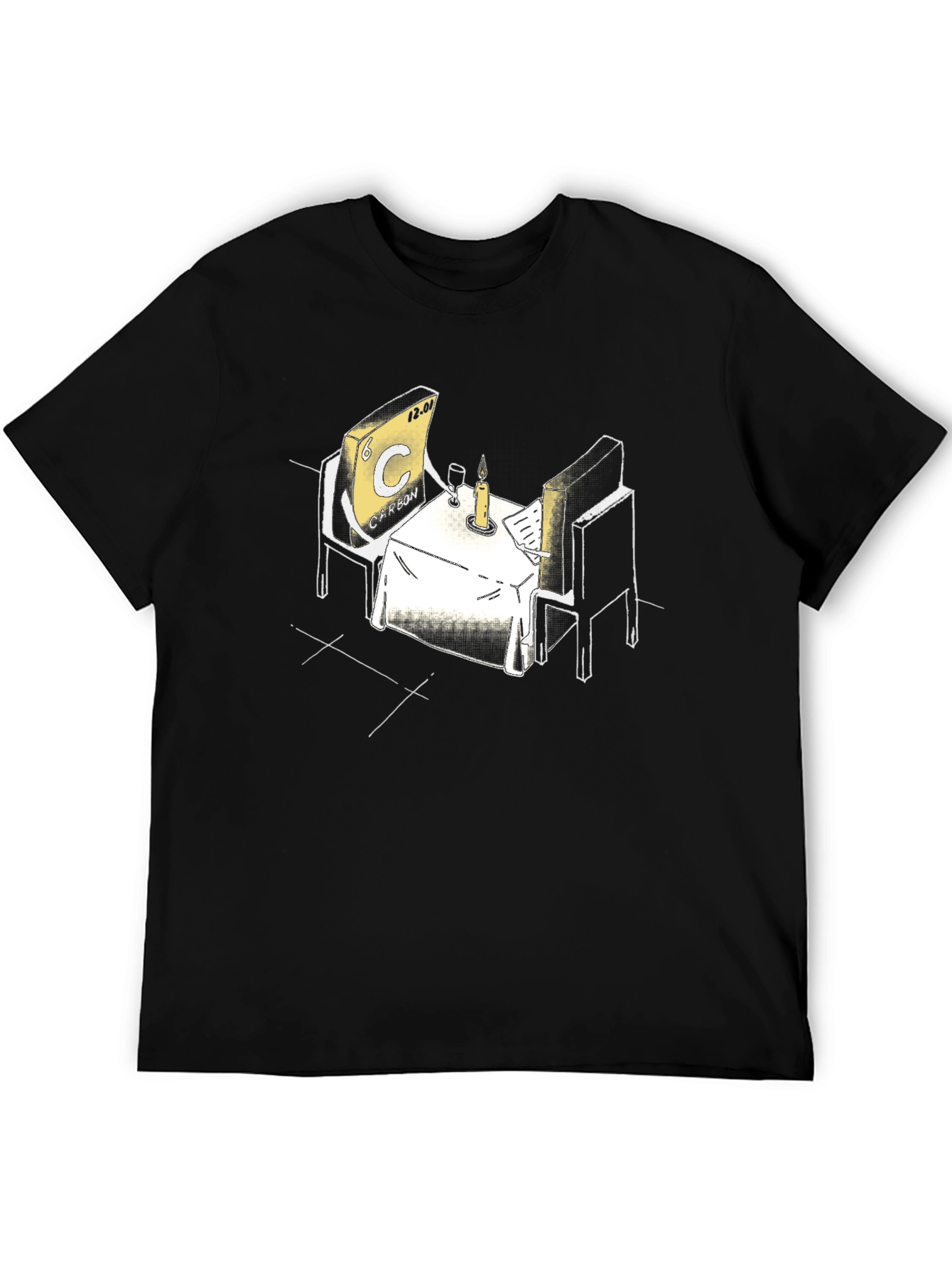 Carbon Chemistry Dinner Humor T-Shirt