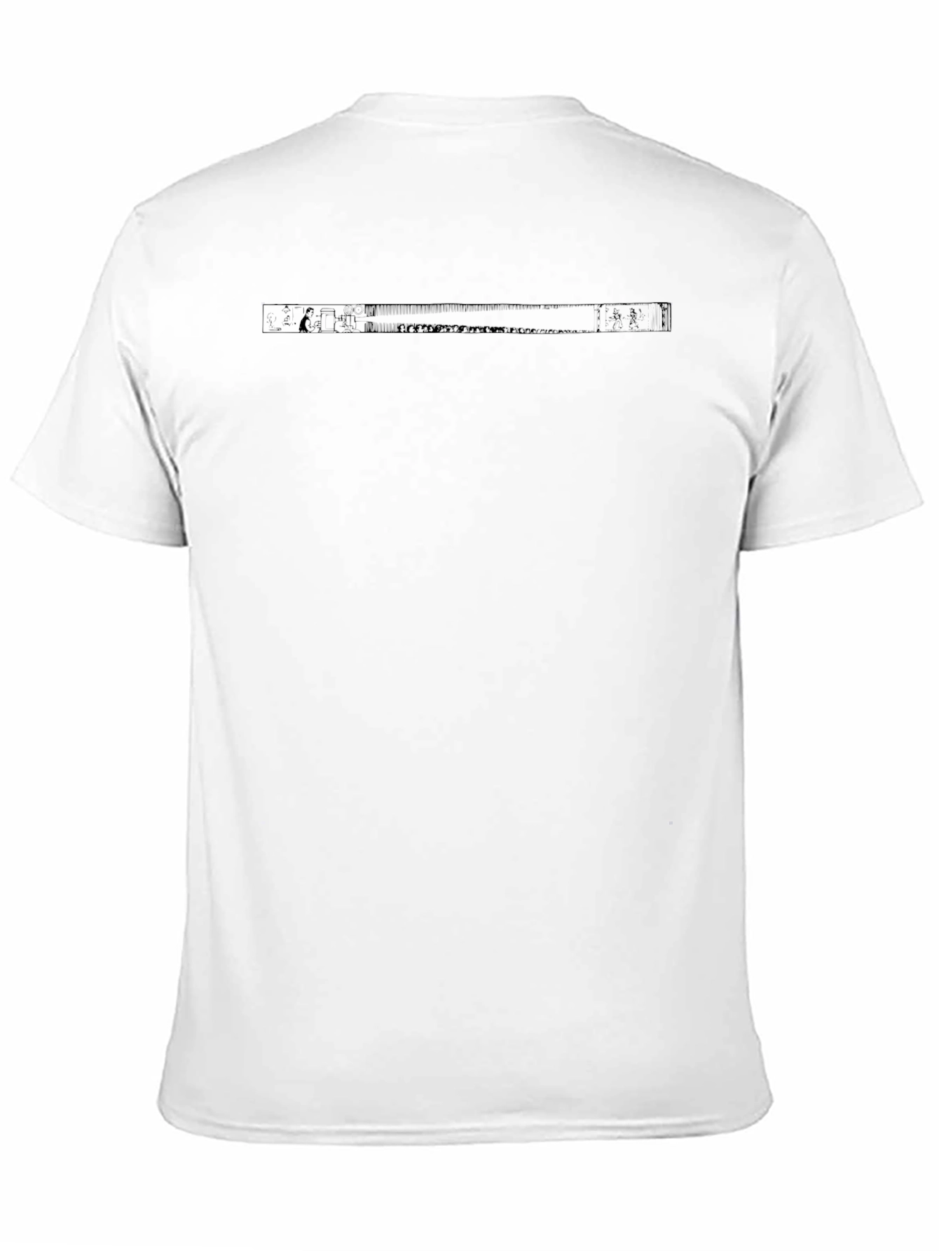 Mens Black Graphic Print T-Shirt