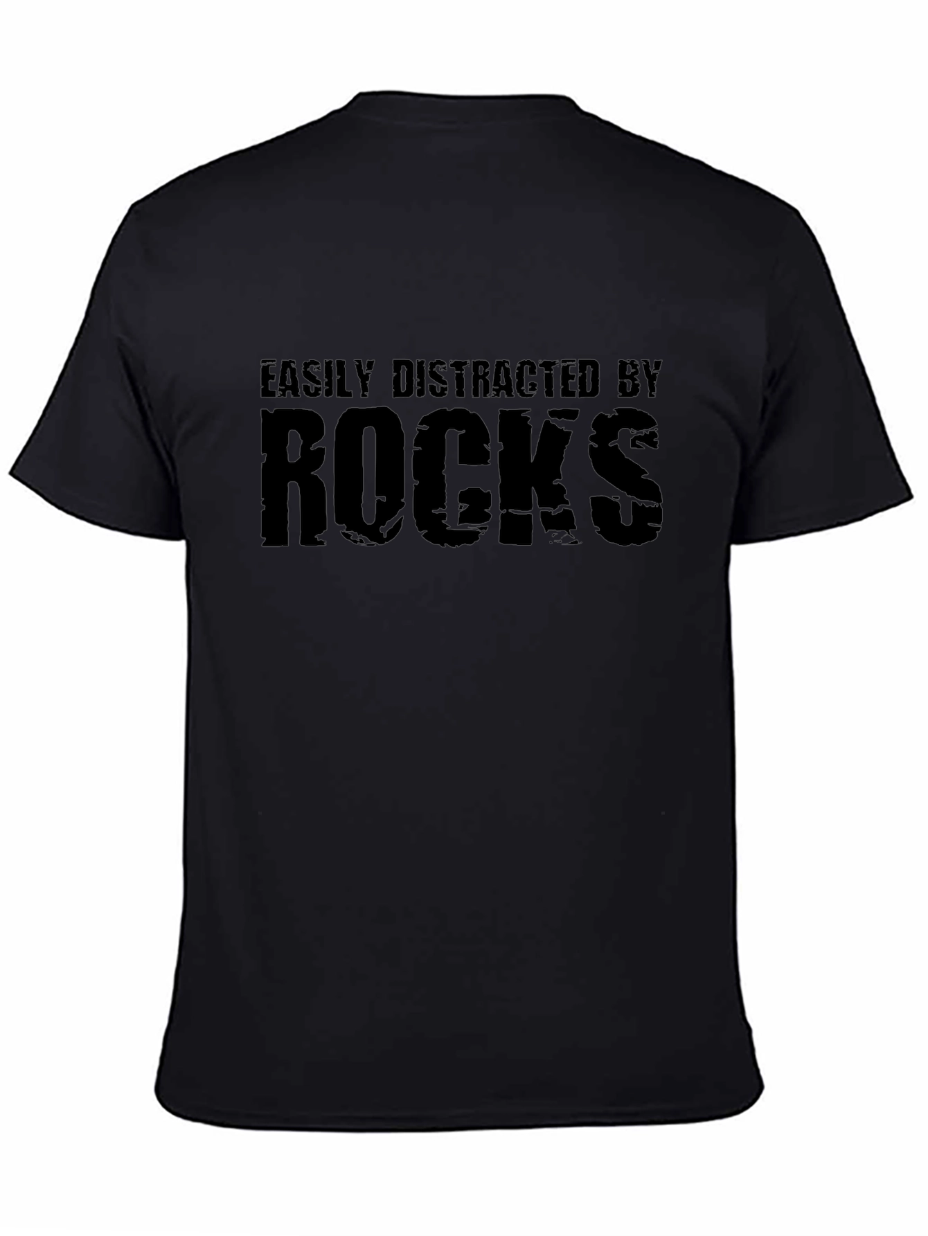 Easily Distracted By Rocks Graphic T-Shirt
