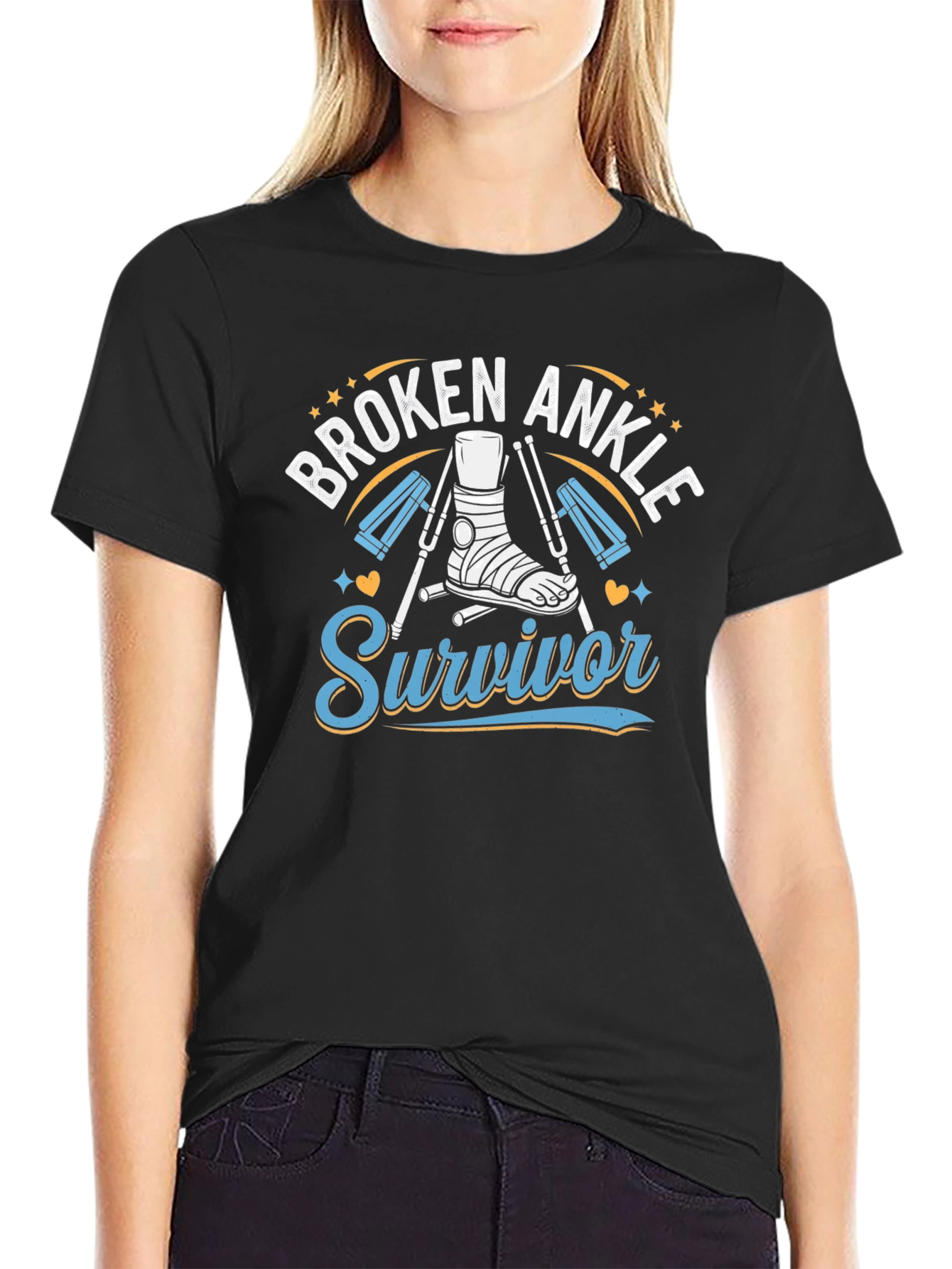 Broken Ankle Survivor T-Shirt