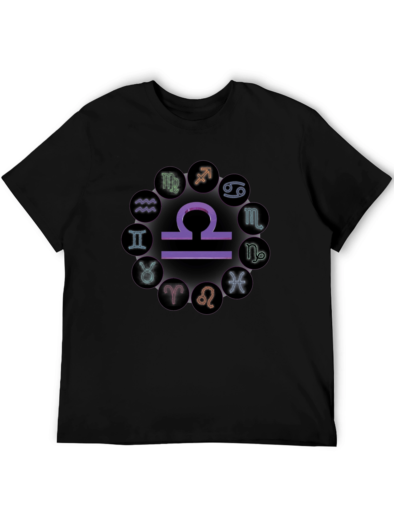 Zodiac Sign T-Shirt - Libra Astrology Tee