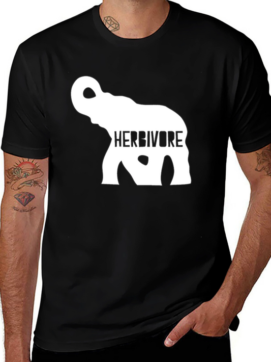 Herbivore Elephant Graphic Tee - Black