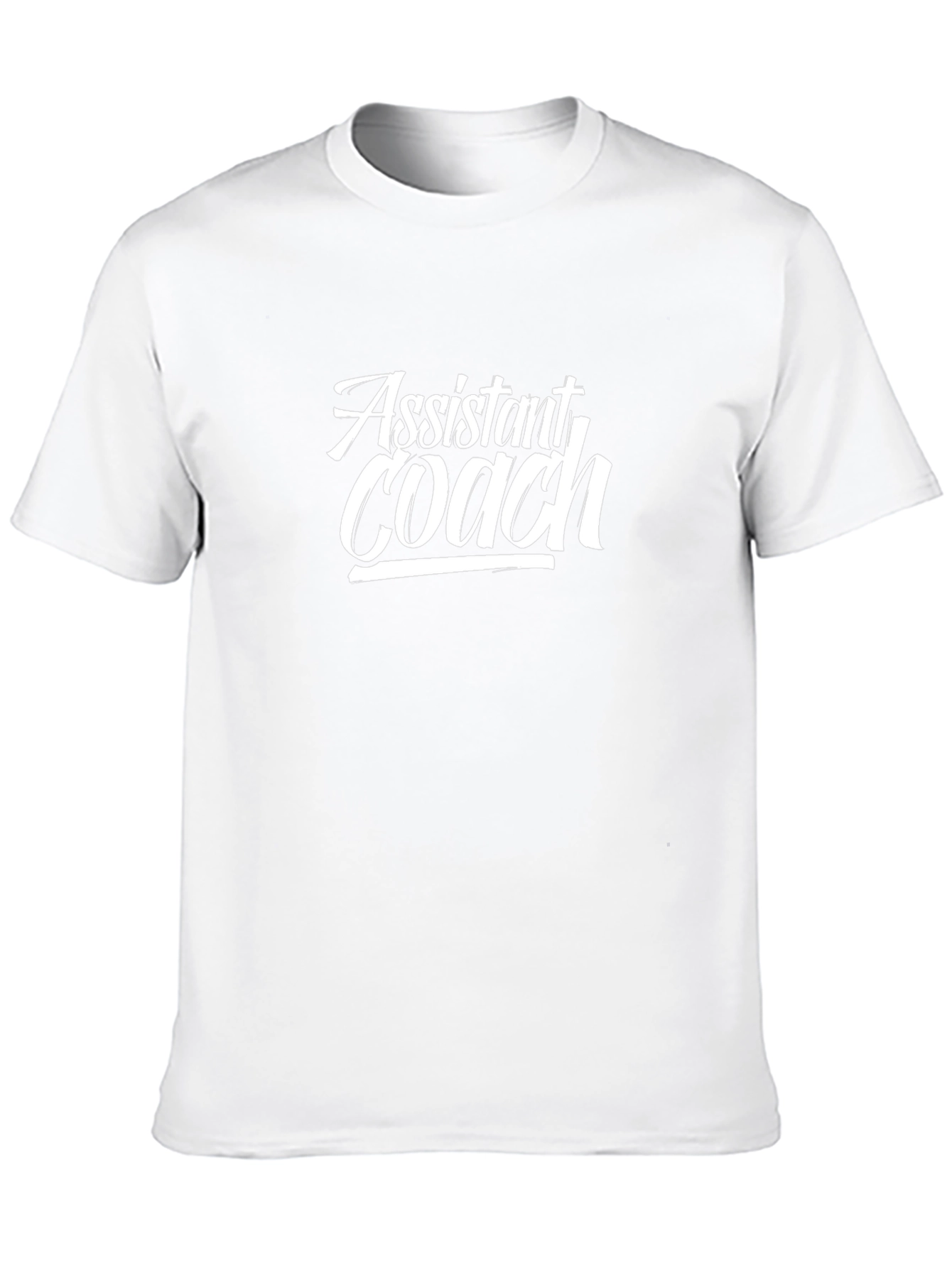 Assistant Coach Black Graphic T-Shirt