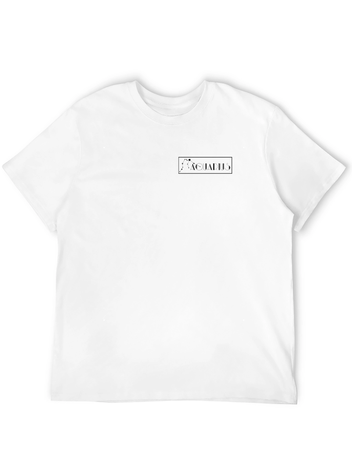 Mens Solid Black Crew Neck T-Shirt