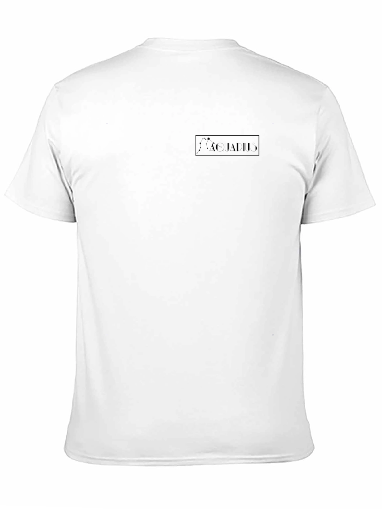 Mens Solid Black Crew Neck T-Shirt