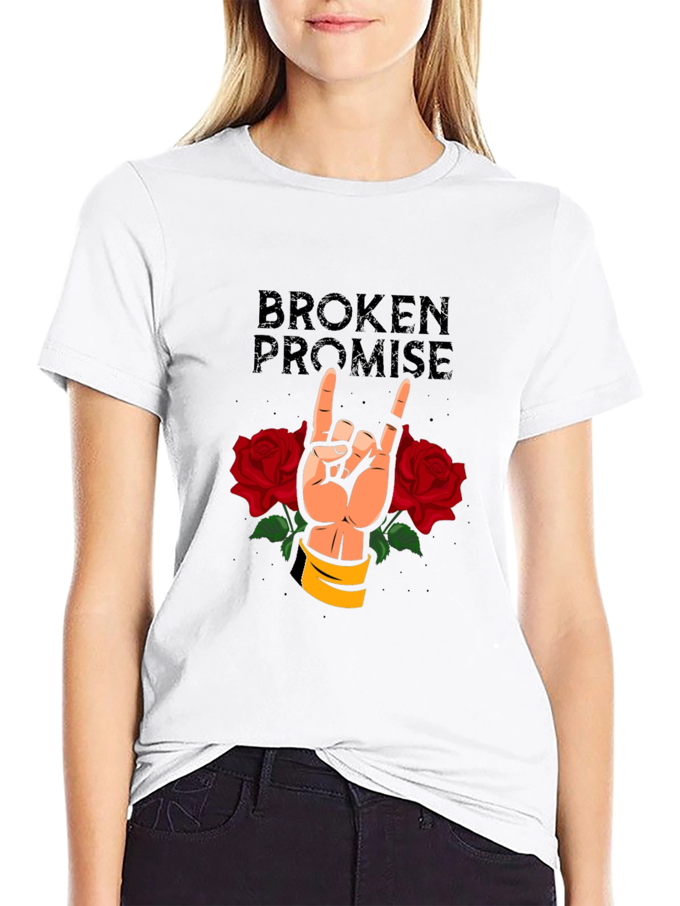 Broken Promise Rock Hand T-Shirt