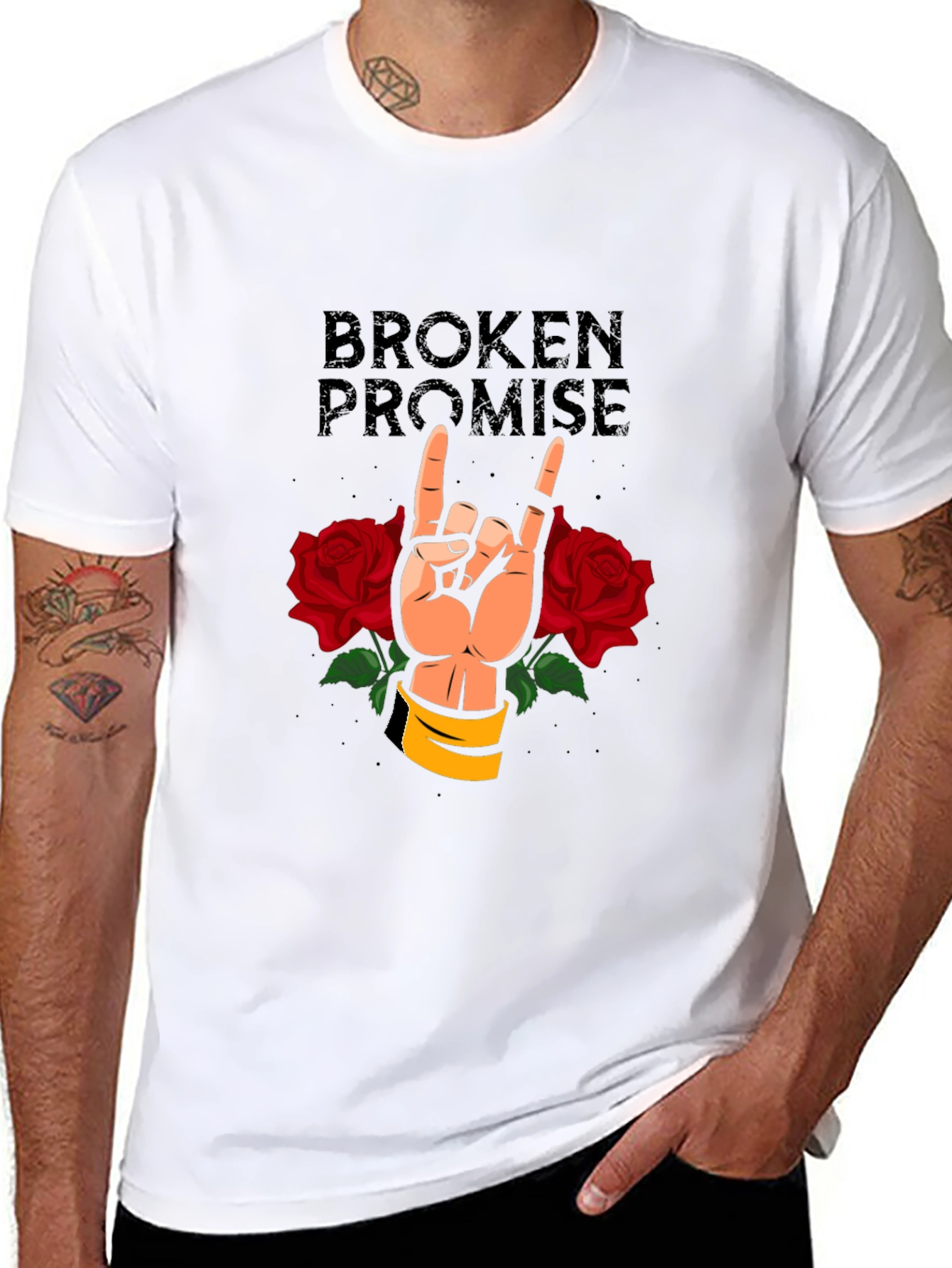Broken Promise Rock Hand T-Shirt