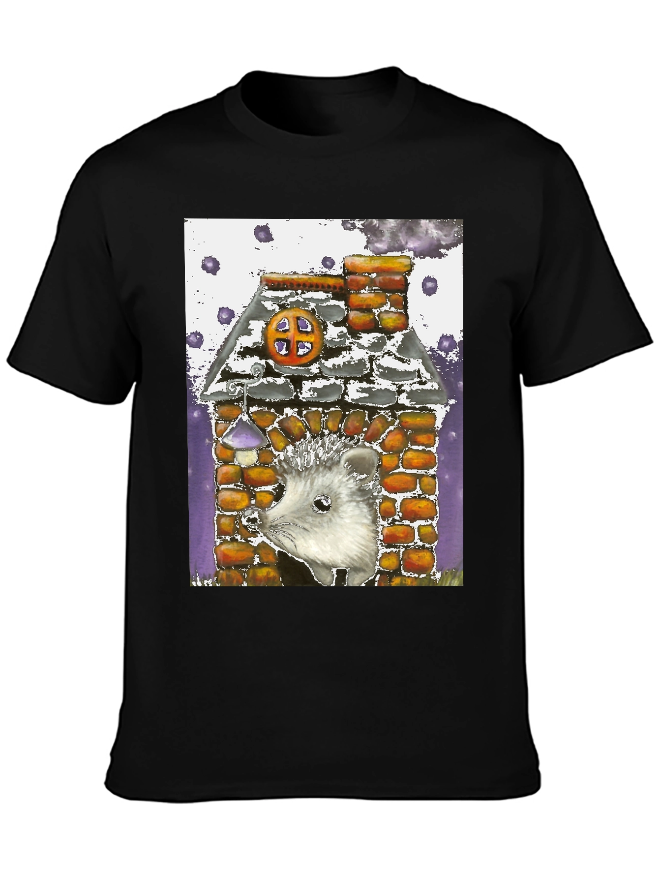 Hedgehog in Brick House T-Shirt