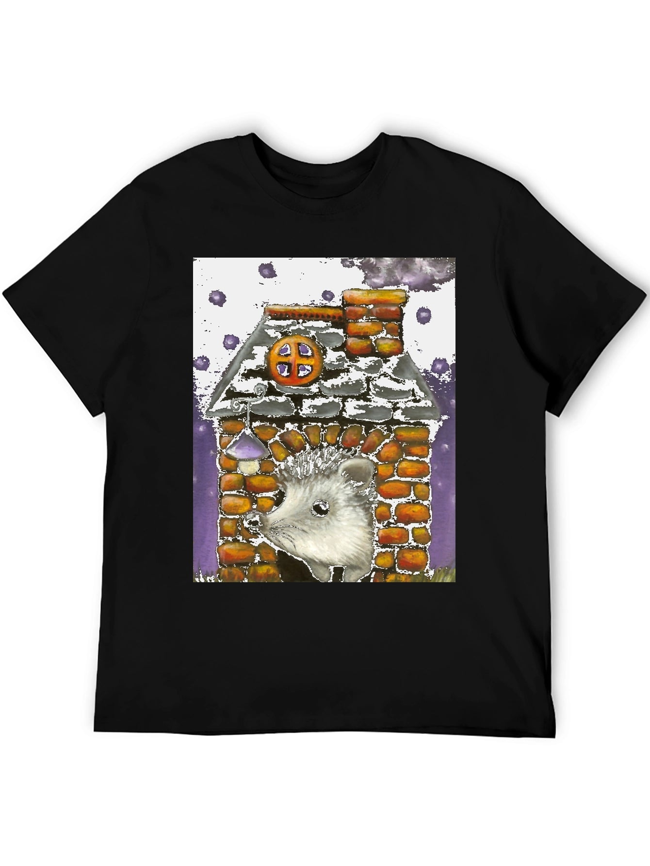 Hedgehog in Brick House T-Shirt